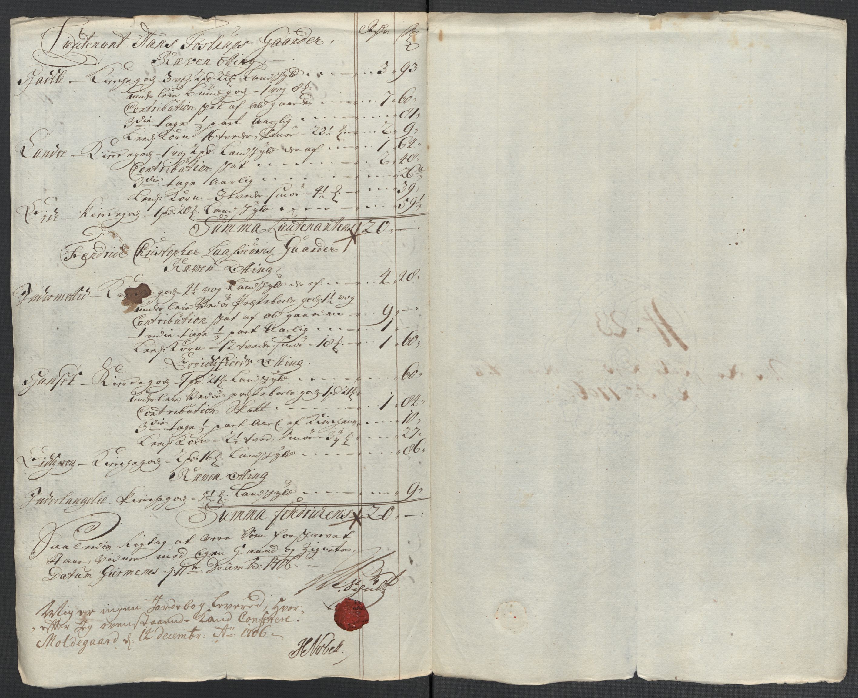 Rentekammeret inntil 1814, Reviderte regnskaper, Fogderegnskap, RA/EA-4092/R55/L3657: Fogderegnskap Romsdal, 1706, s. 147