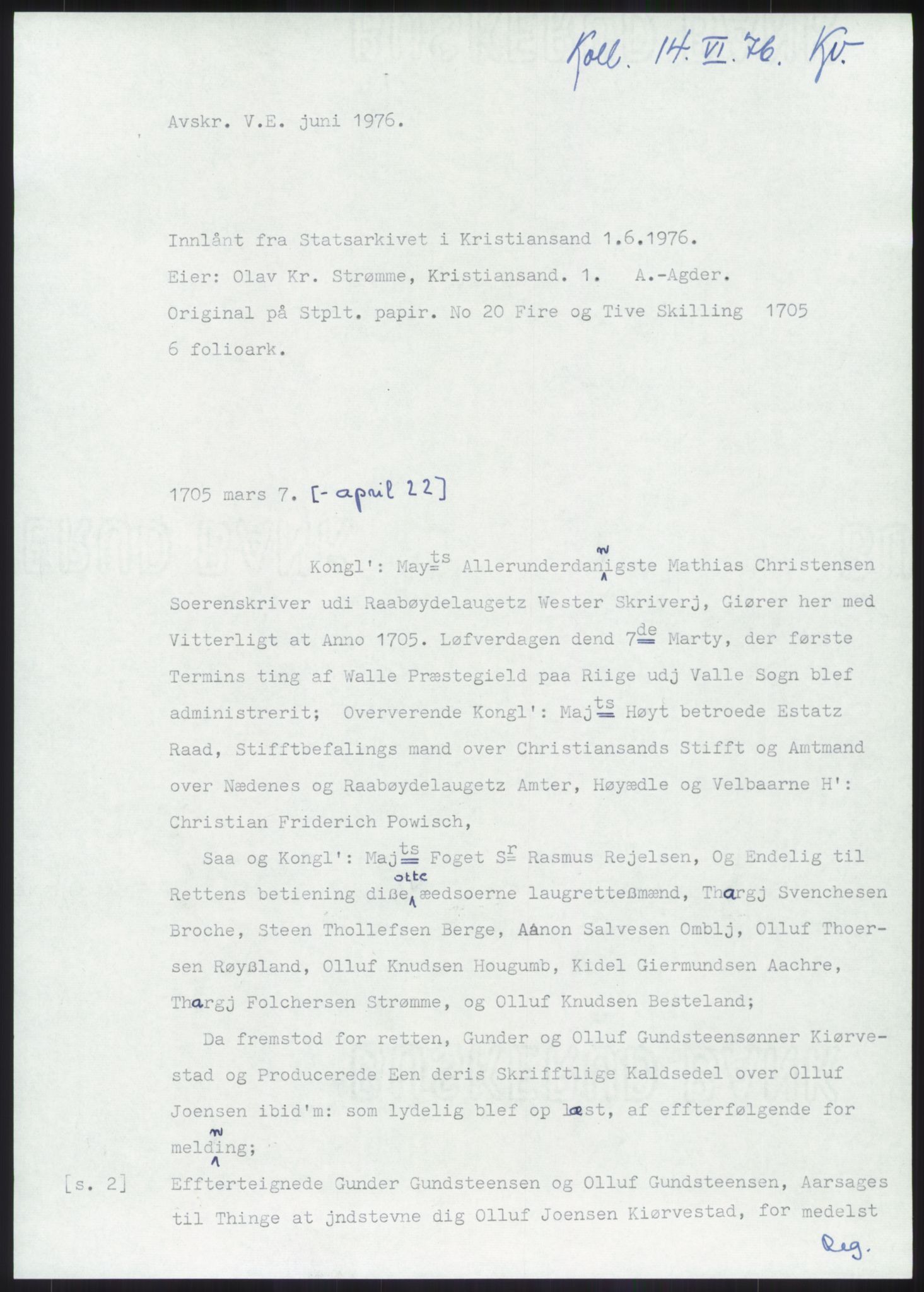 Samlinger til kildeutgivelse, Diplomavskriftsamlingen, AV/RA-EA-4053/H/Ha, s. 924