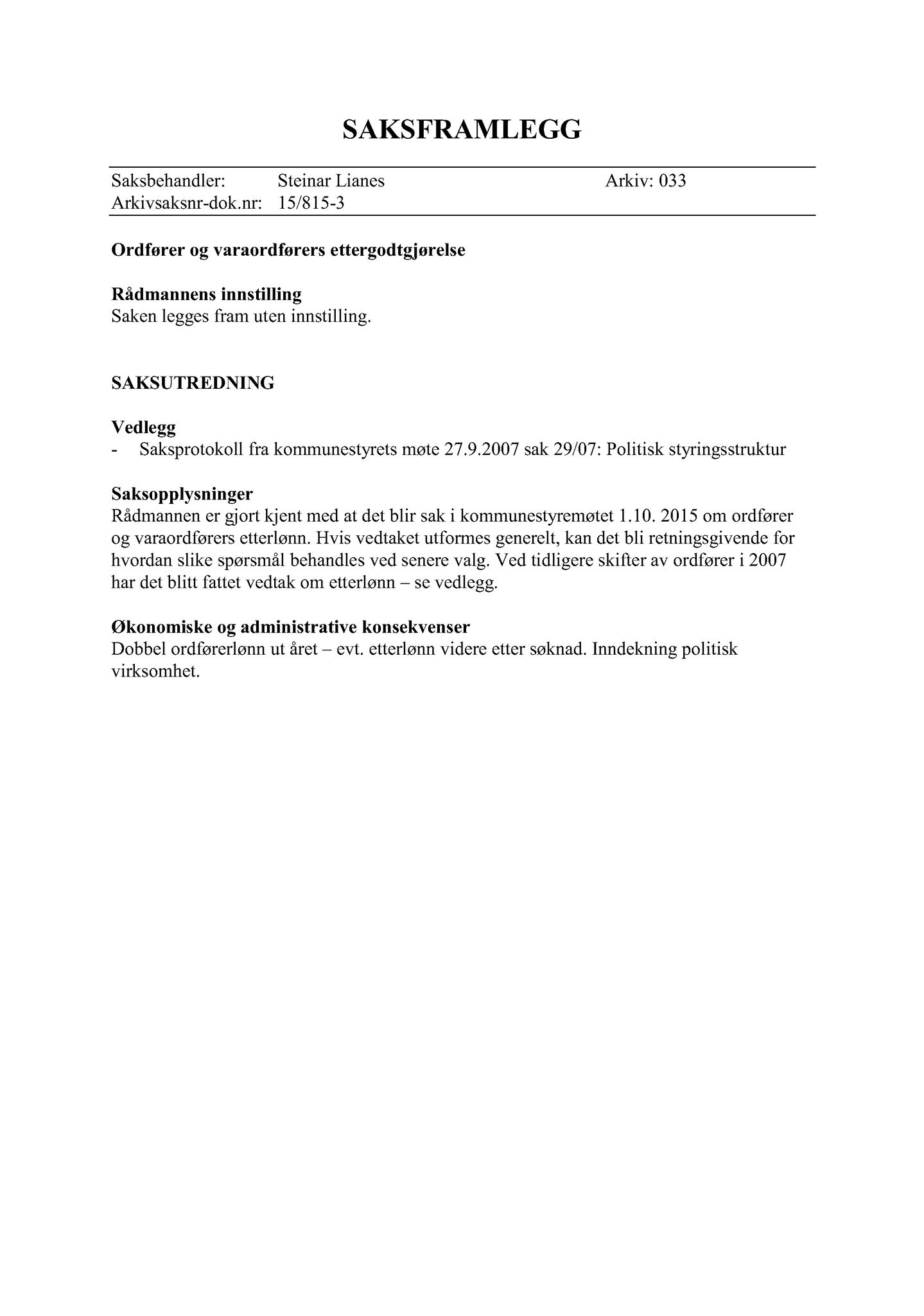 Klæbu Kommune, TRKO/KK/01-KS/L008: Kommunestyret - Møtedokumenter, 2015, s. 1561