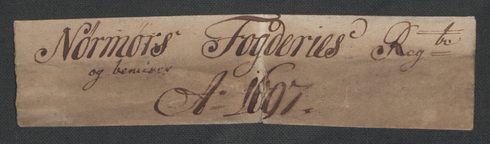 Rentekammeret inntil 1814, Reviderte regnskaper, Fogderegnskap, RA/EA-4092/R56/L3737: Fogderegnskap Nordmøre, 1697-1698, s. 3