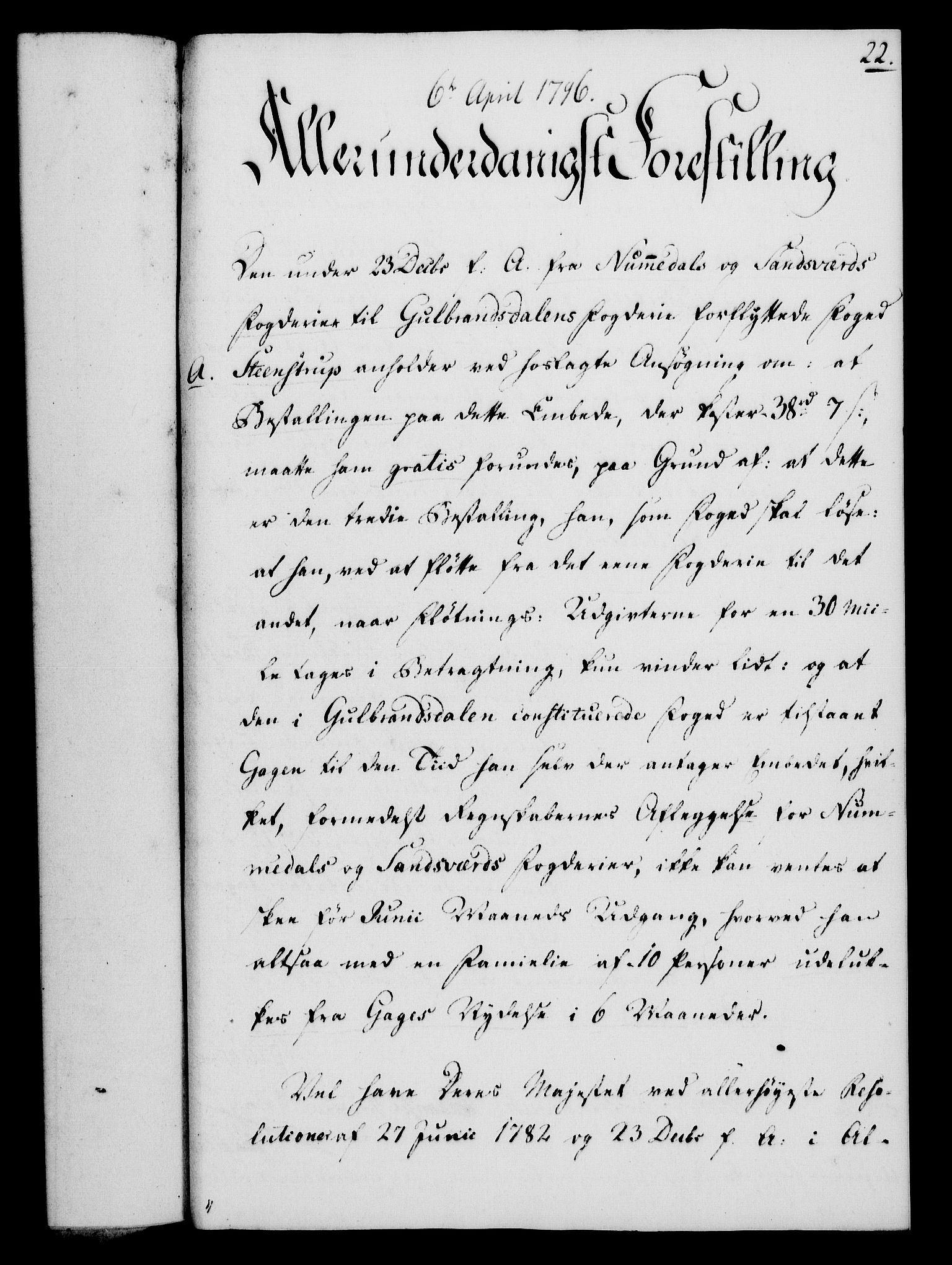 Rentekammeret, Kammerkanselliet, AV/RA-EA-3111/G/Gf/Gfa/L0078: Norsk relasjons- og resolusjonsprotokoll (merket RK 52.78), 1796, s. 130