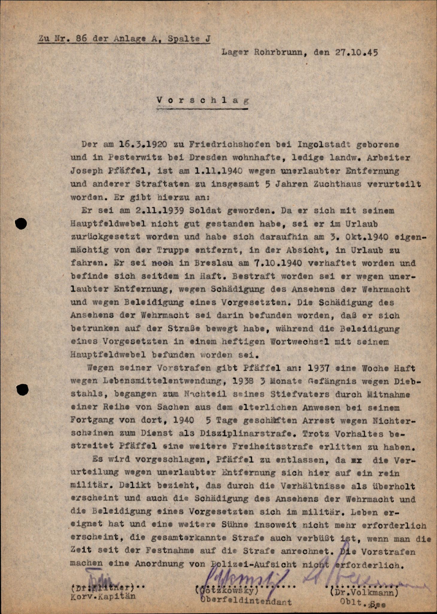 Forsvarets Overkommando. 2 kontor. Arkiv 11.4. Spredte tyske arkivsaker, AV/RA-RAFA-7031/D/Dar/Darc/L0001: Befehlshaber der Sicherheitpolizei und des Sicherheitsdienst Norwegen (BdSN) und Oberkommando der Wehrmacht Norwegen (OKW/N), 1942-1946, s. 1095