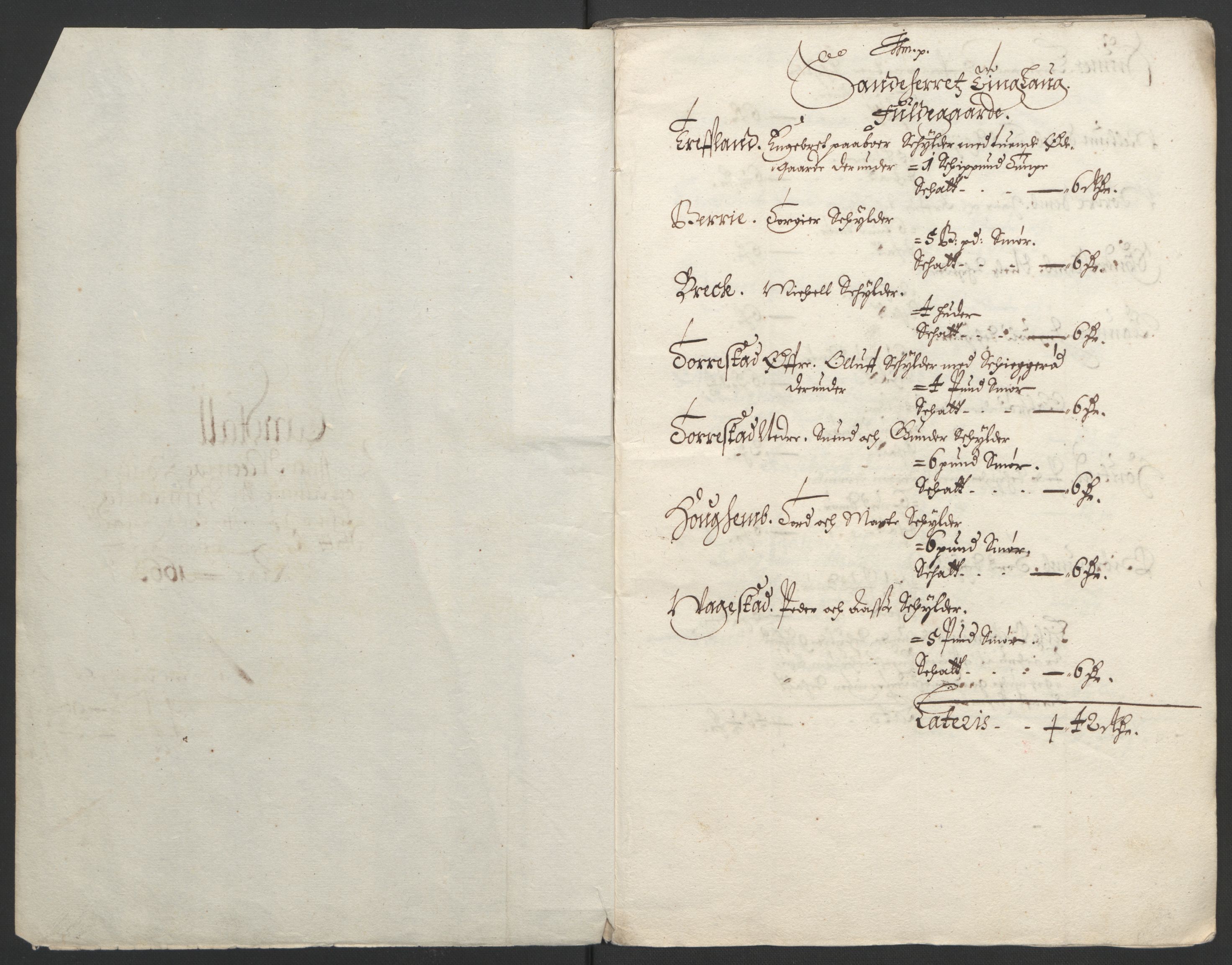 Rentekammeret inntil 1814, Reviderte regnskaper, Fogderegnskap, RA/EA-4092/R33/L1963: Fogderegnskap Larvik grevskap, 1662-1664, s. 91