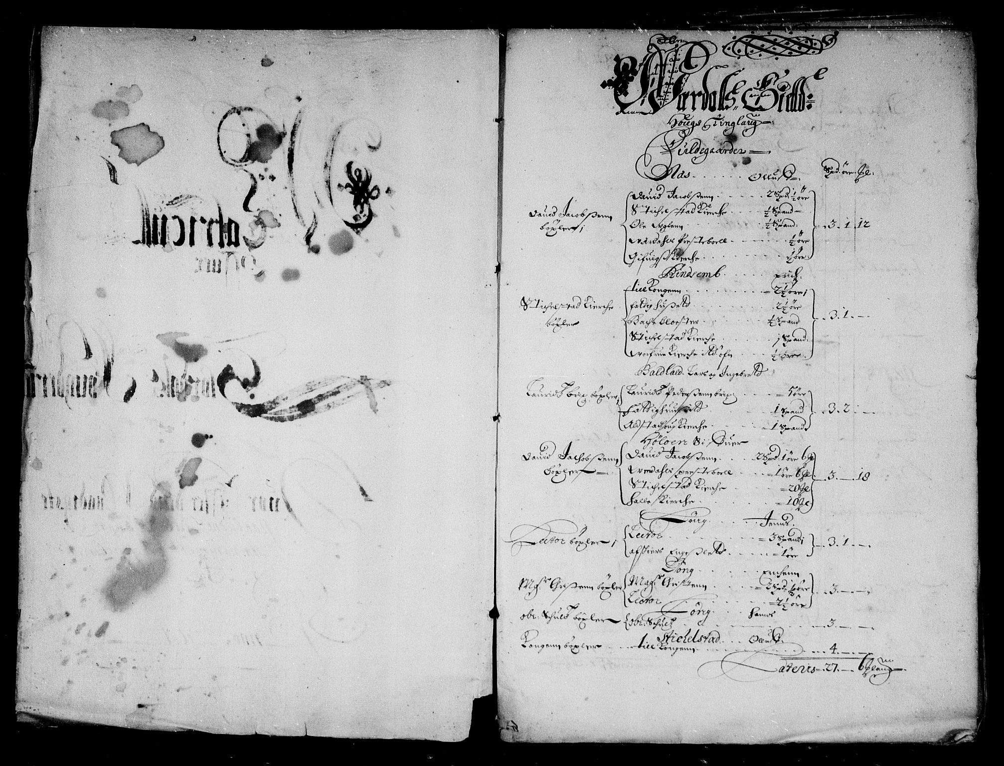 Rentekammeret inntil 1814, Reviderte regnskaper, Stiftamtstueregnskaper, Trondheim stiftamt og Nordland amt, AV/RA-EA-6044/R/Rg/L0083: Trondheim stiftamt og Nordland amt, 1686