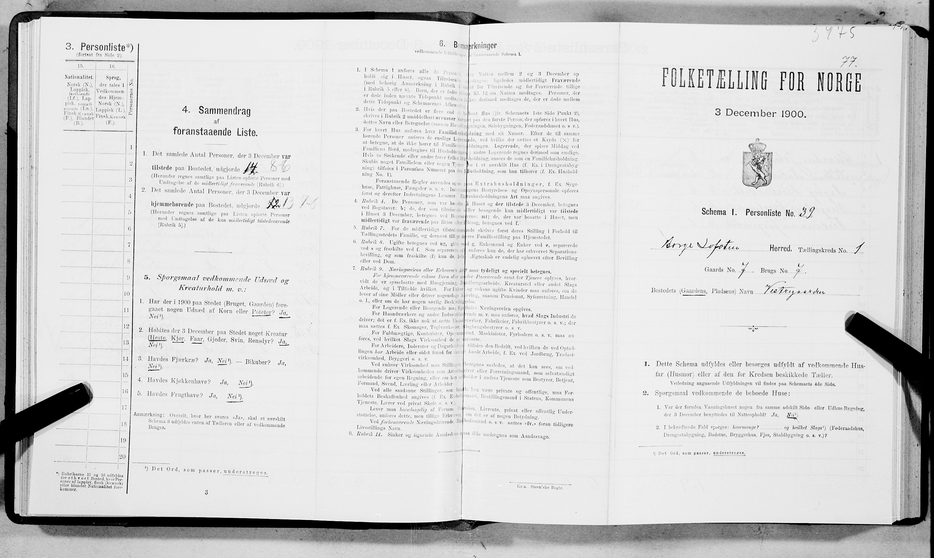 SAT, Folketelling 1900 for 1862 Borge herred, 1900, s. 106