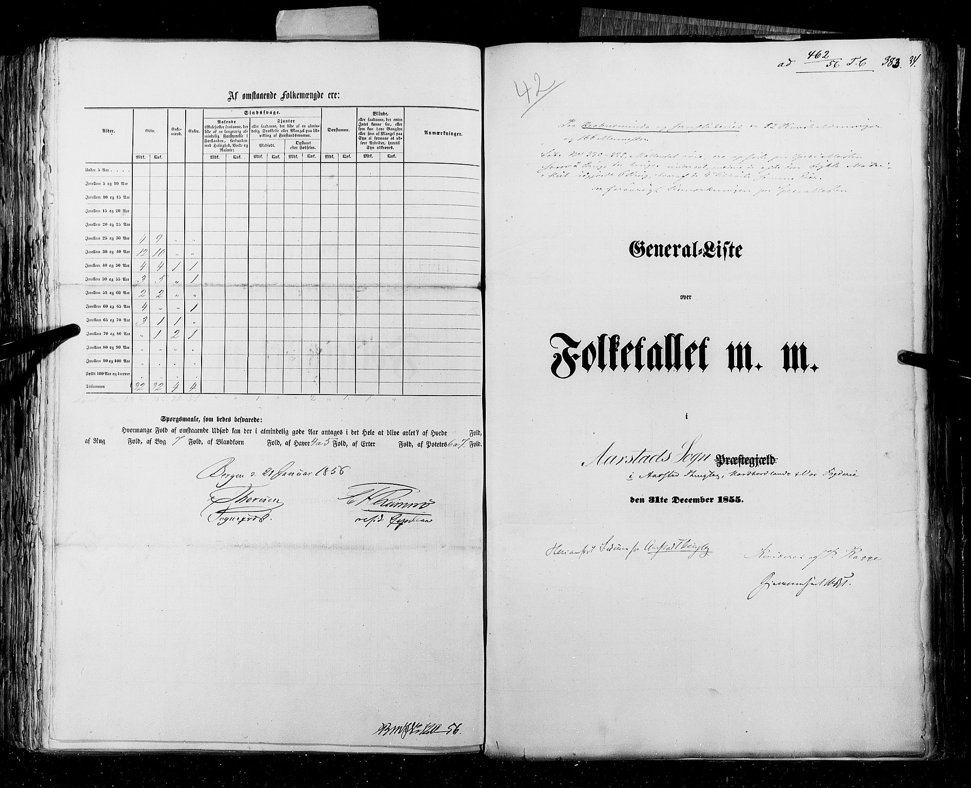 RA, Folketellingen 1855, bind 4: Stavanger amt og Søndre Bergenhus amt, 1855, s. 383