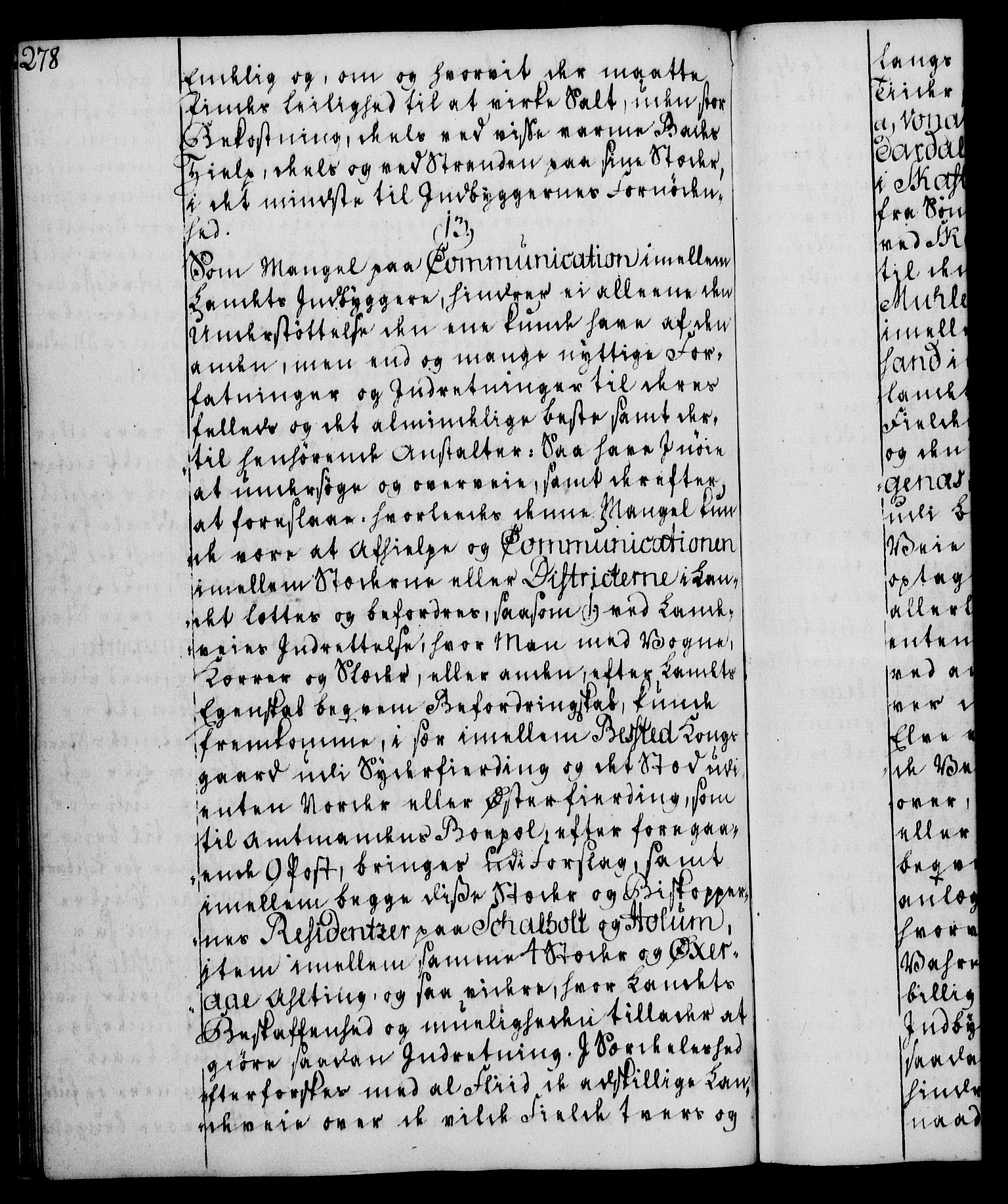 Rentekammeret, Kammerkanselliet, RA/EA-3111/G/Gg/Ggi/L0003: Norsk instruksjonsprotokoll med register (merket RK 53.36), 1751-1775, s. 278
