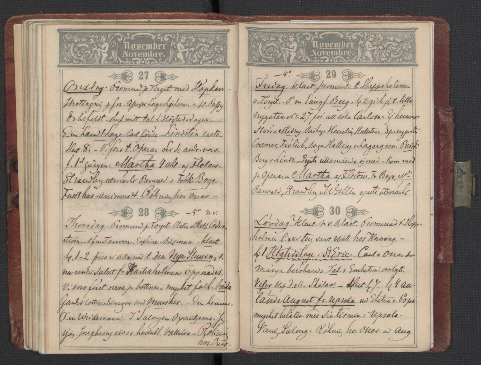 Bernadotte, AV/RA-PA-0318/F/L0001/0003: Privat materiale fra Bernadottefamilien / Dagbok, 1850, s. 91