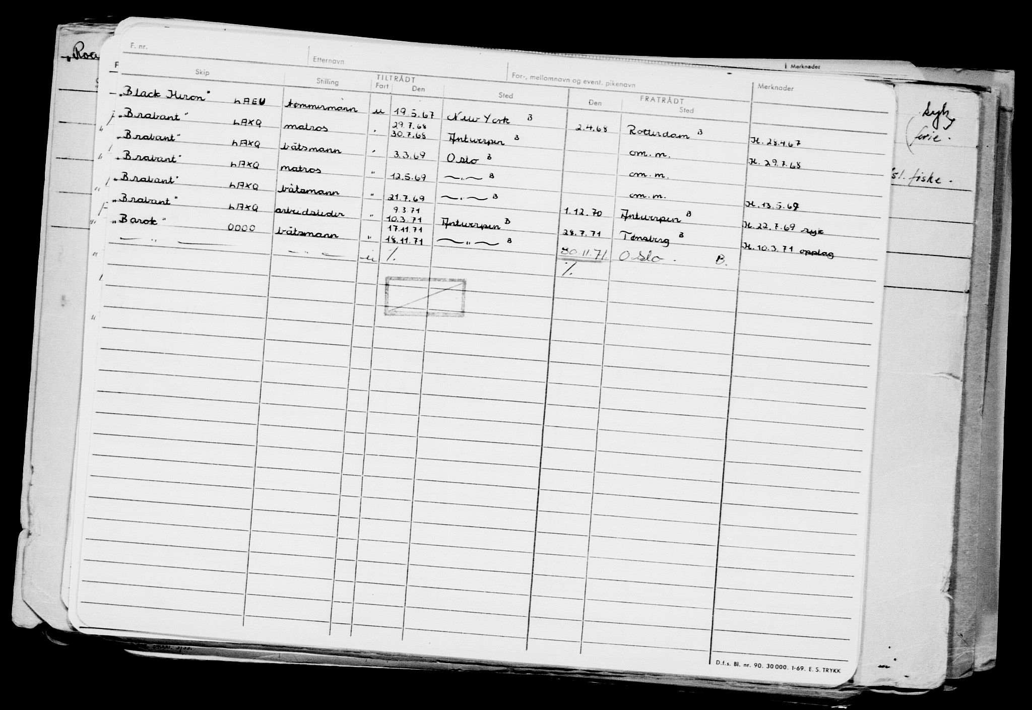 Direktoratet for sjømenn, AV/RA-S-3545/G/Gb/L0104: Hovedkort, 1912, s. 671