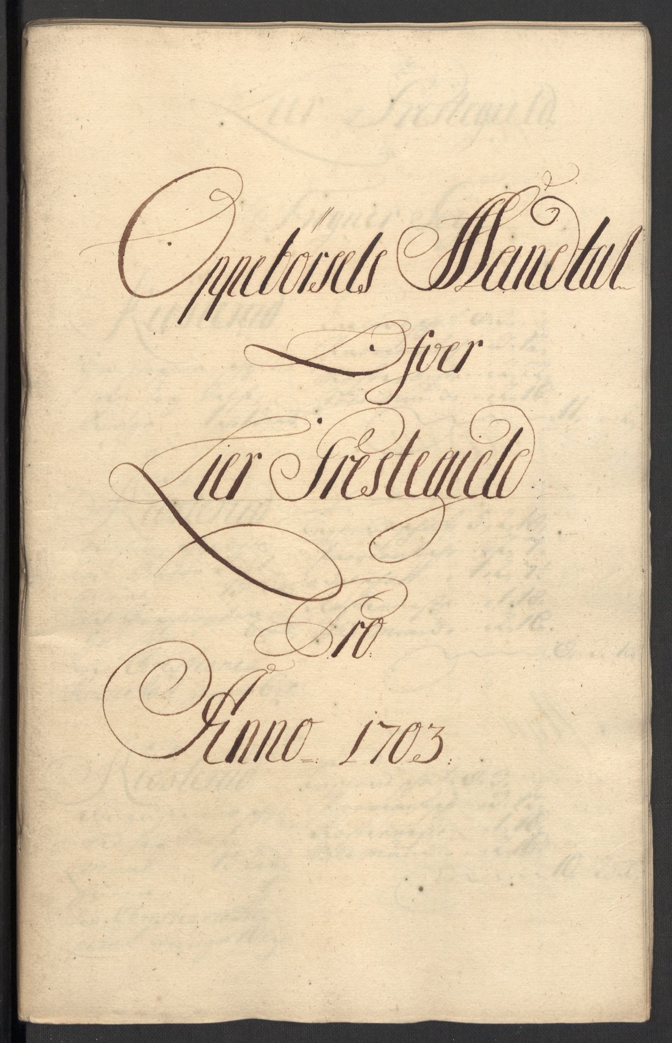 Rentekammeret inntil 1814, Reviderte regnskaper, Fogderegnskap, AV/RA-EA-4092/R30/L1699: Fogderegnskap Hurum, Røyken, Eiker og Lier, 1703, s. 120