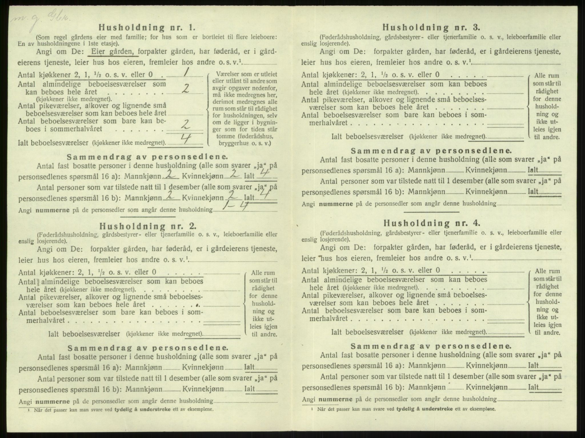 SAB, Folketelling 1920 for 1411 Gulen herred, 1920, s. 514