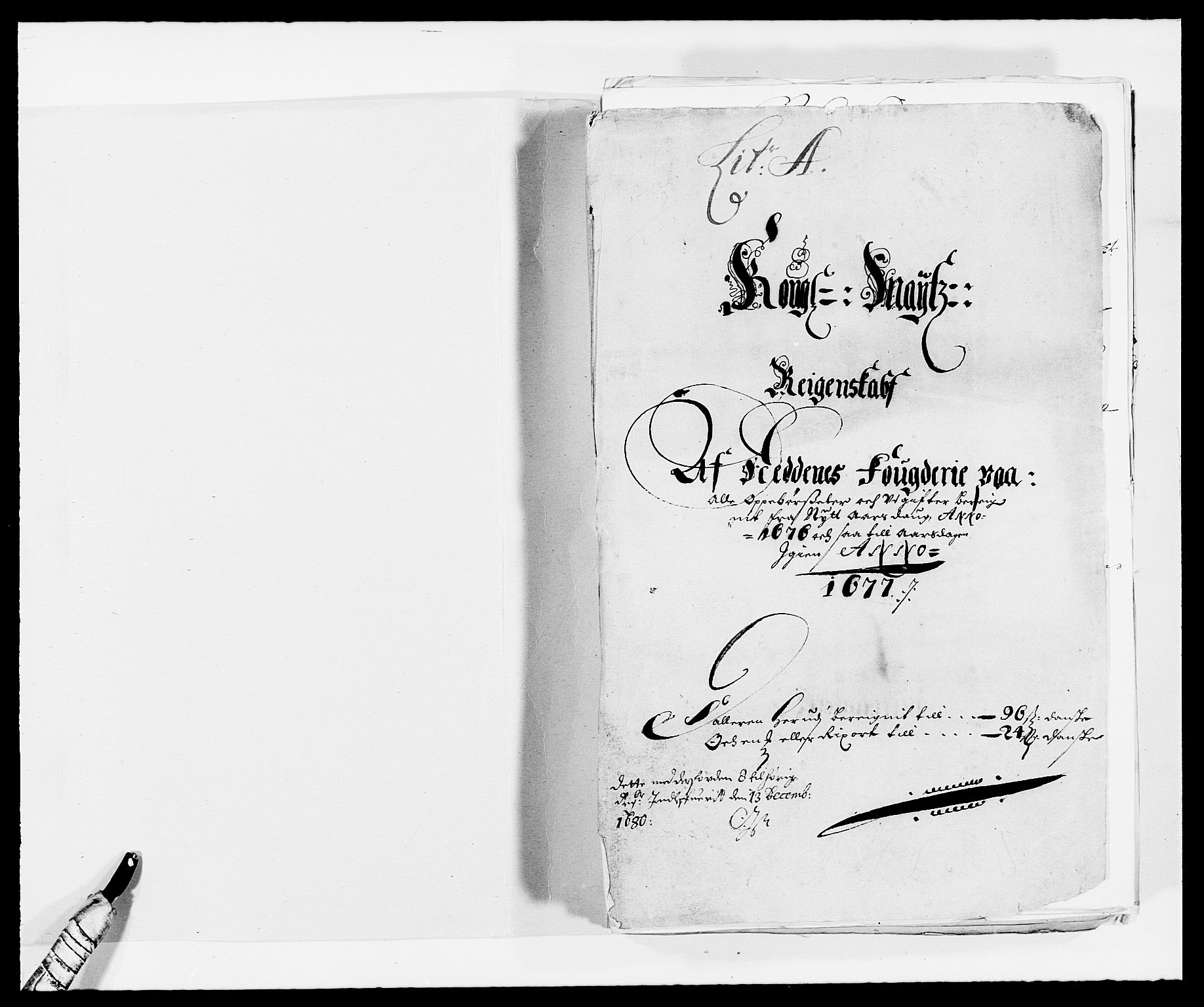 Rentekammeret inntil 1814, Reviderte regnskaper, Fogderegnskap, AV/RA-EA-4092/R39/L2301: Fogderegnskap Nedenes, 1675-1676, s. 173
