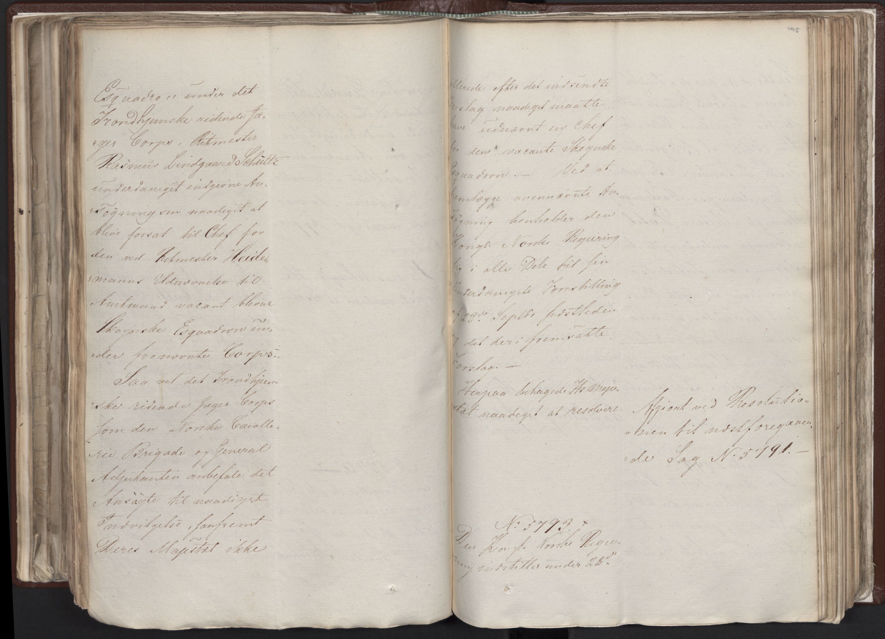 Statsrådssekretariatet, AV/RA-S-1001/A/Ab/L0012: Kgl. res. nr. 5679-6008 II, 1821, s. 144b-145a