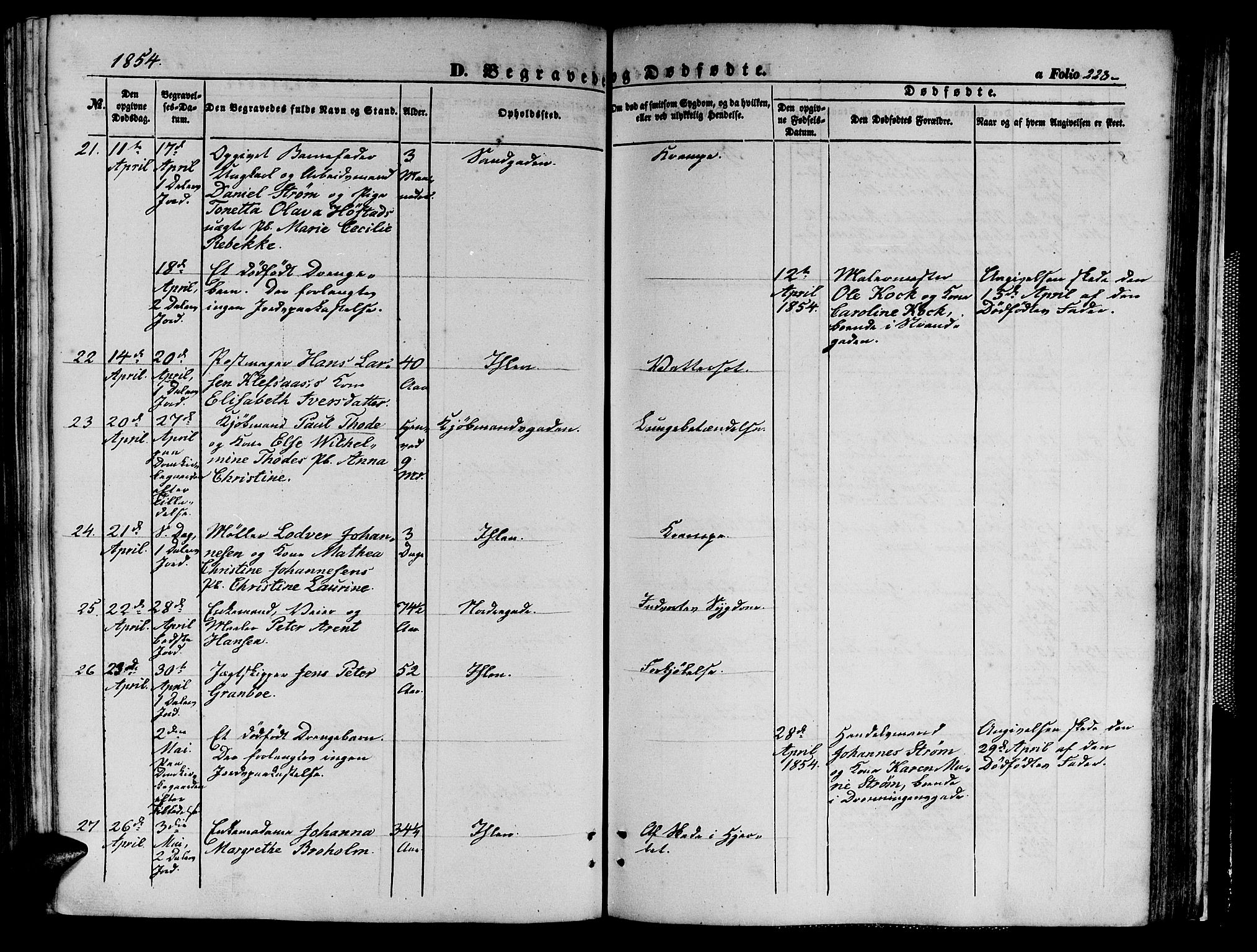 Ministerialprotokoller, klokkerbøker og fødselsregistre - Sør-Trøndelag, SAT/A-1456/602/L0138: Klokkerbok nr. 602C06, 1853-1858, s. 228