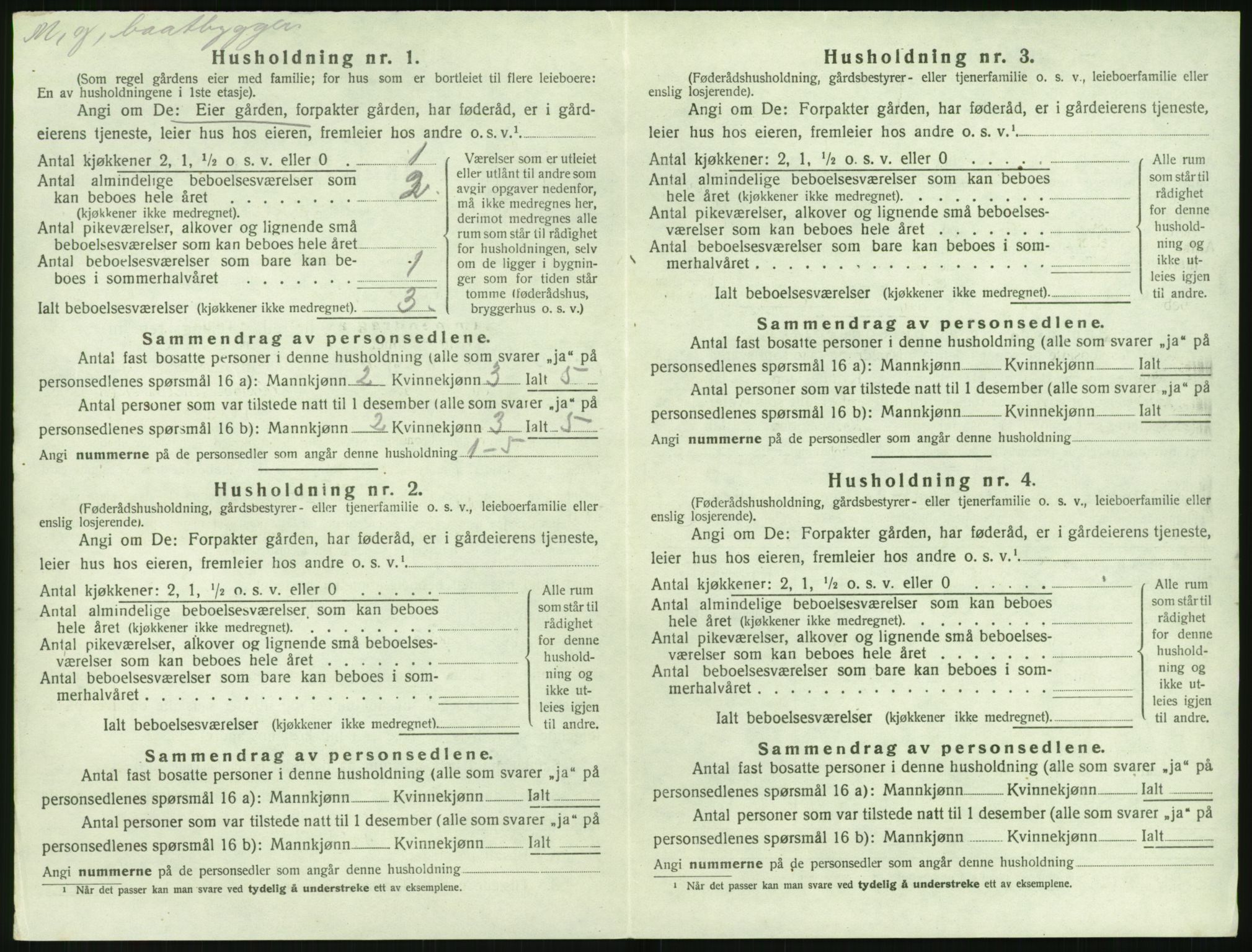 SAK, Folketelling 1920 for 0920 Øyestad herred, 1920, s. 979