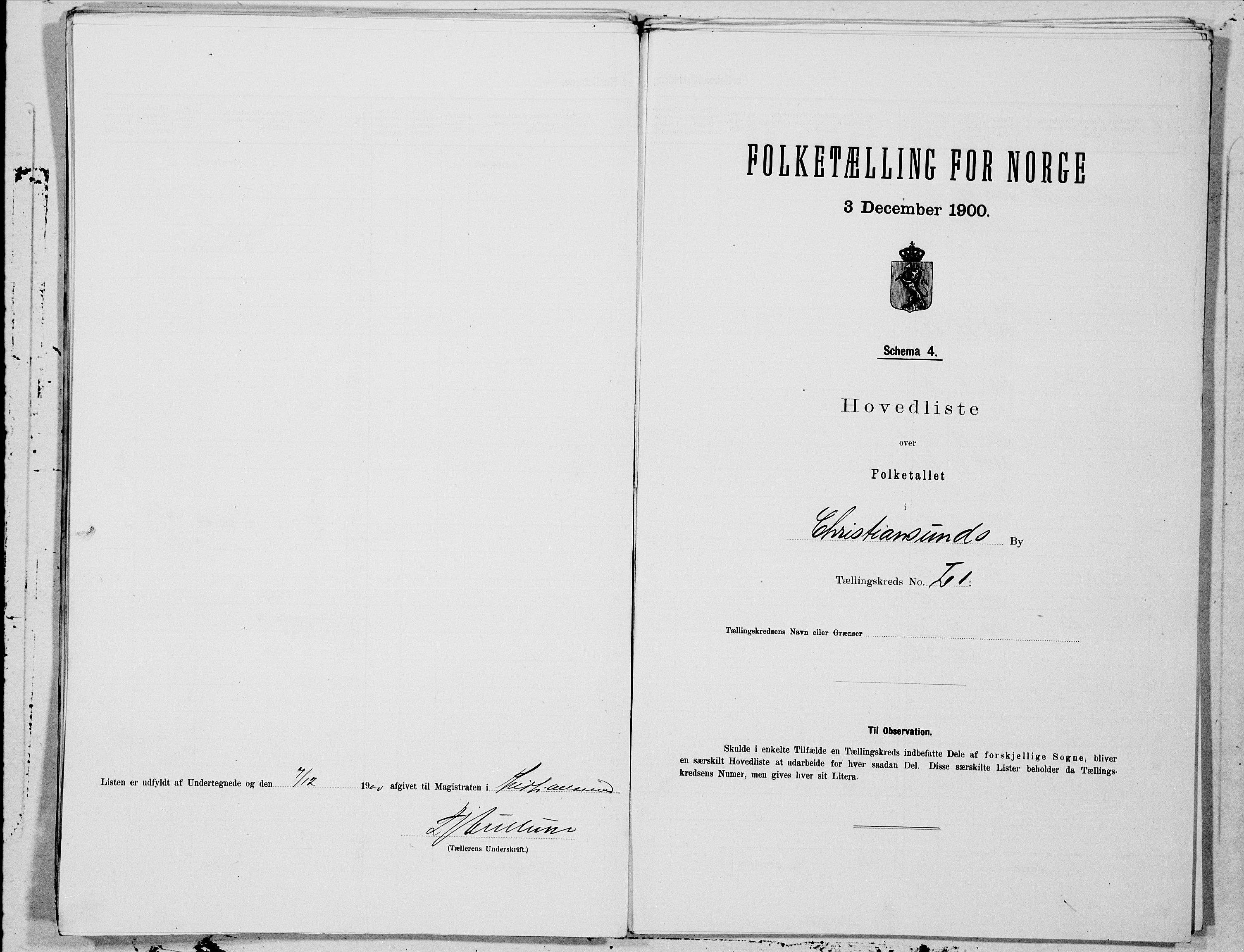 SAT, Folketelling 1900 for 1503 Kristiansund kjøpstad, 1900, s. 102