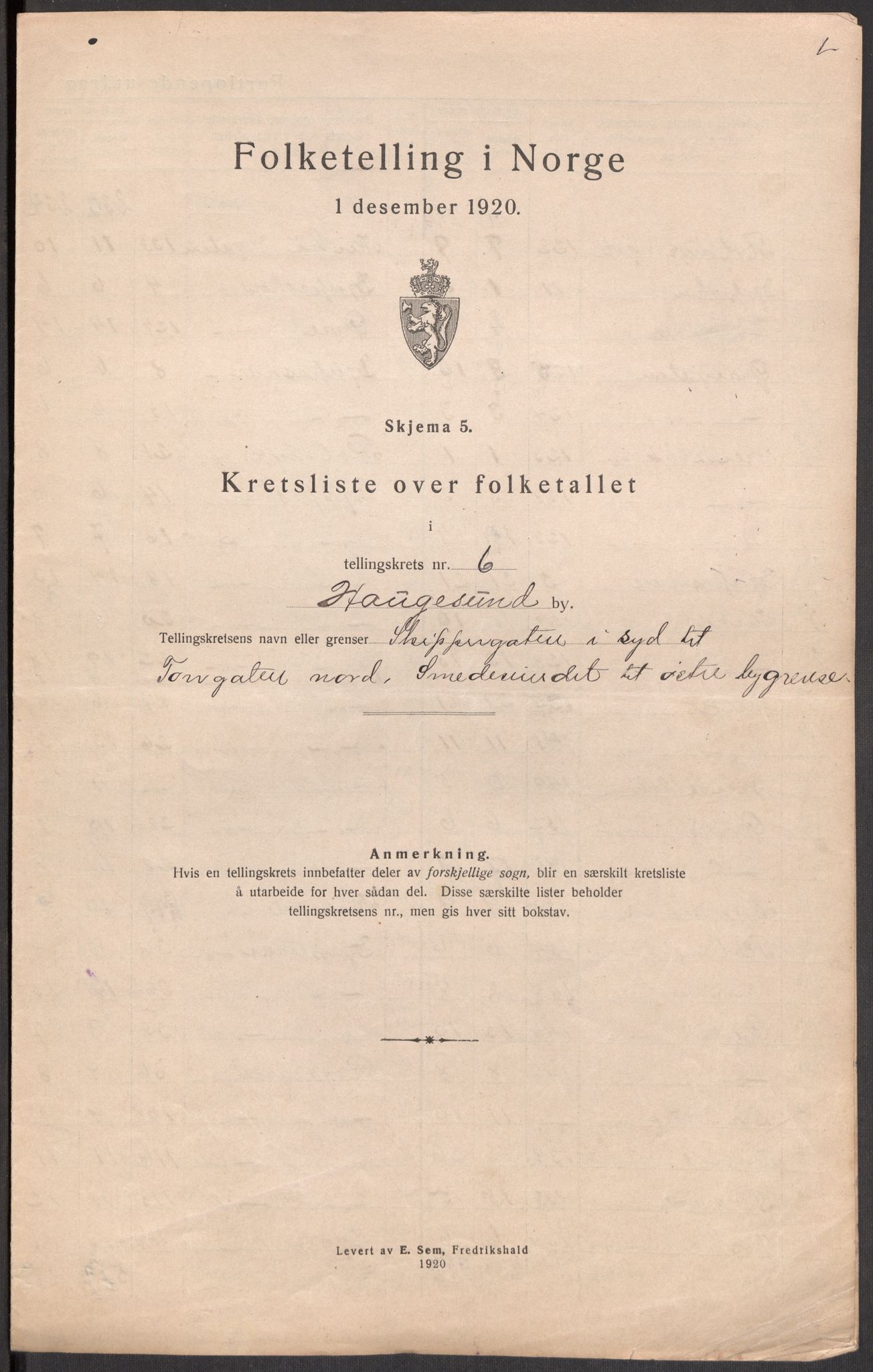 SAST, Folketelling 1920 for 1106 Haugesund kjøpstad, 1920, s. 27