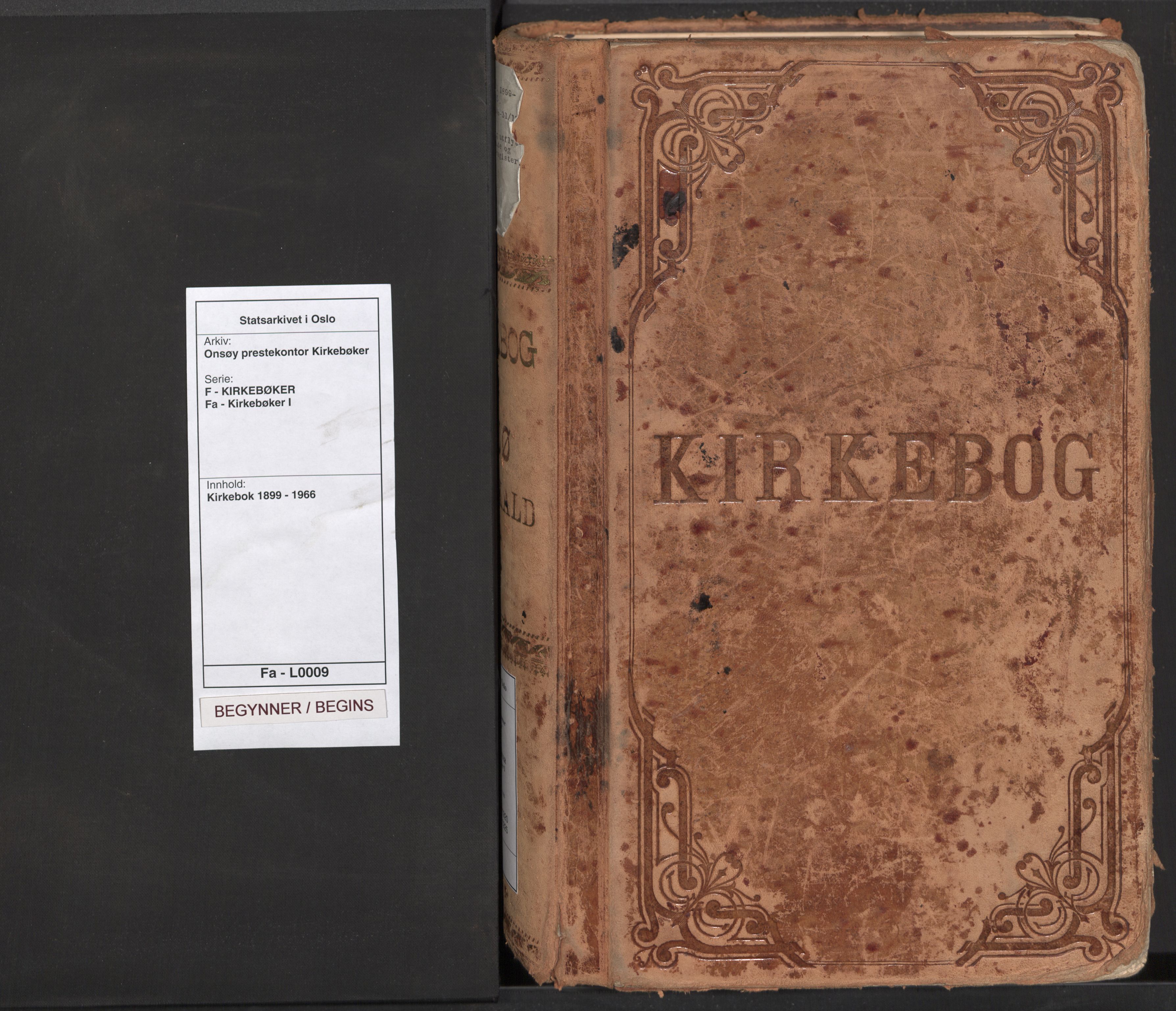 Onsøy prestekontor Kirkebøker, SAO/A-10914/F/Fa: Ministerialbok nr. I 9, 1899-1966