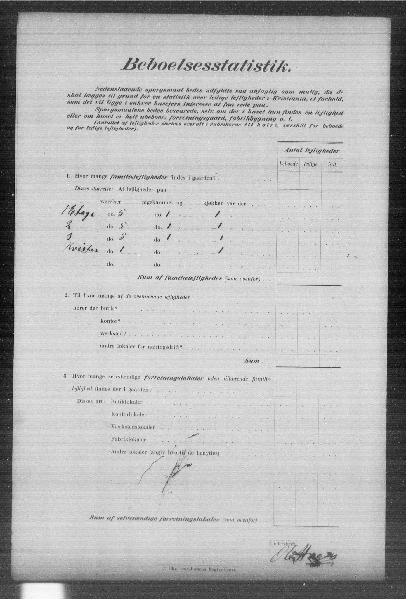 OBA, Kommunal folketelling 31.12.1903 for Kristiania kjøpstad, 1903, s. 13972