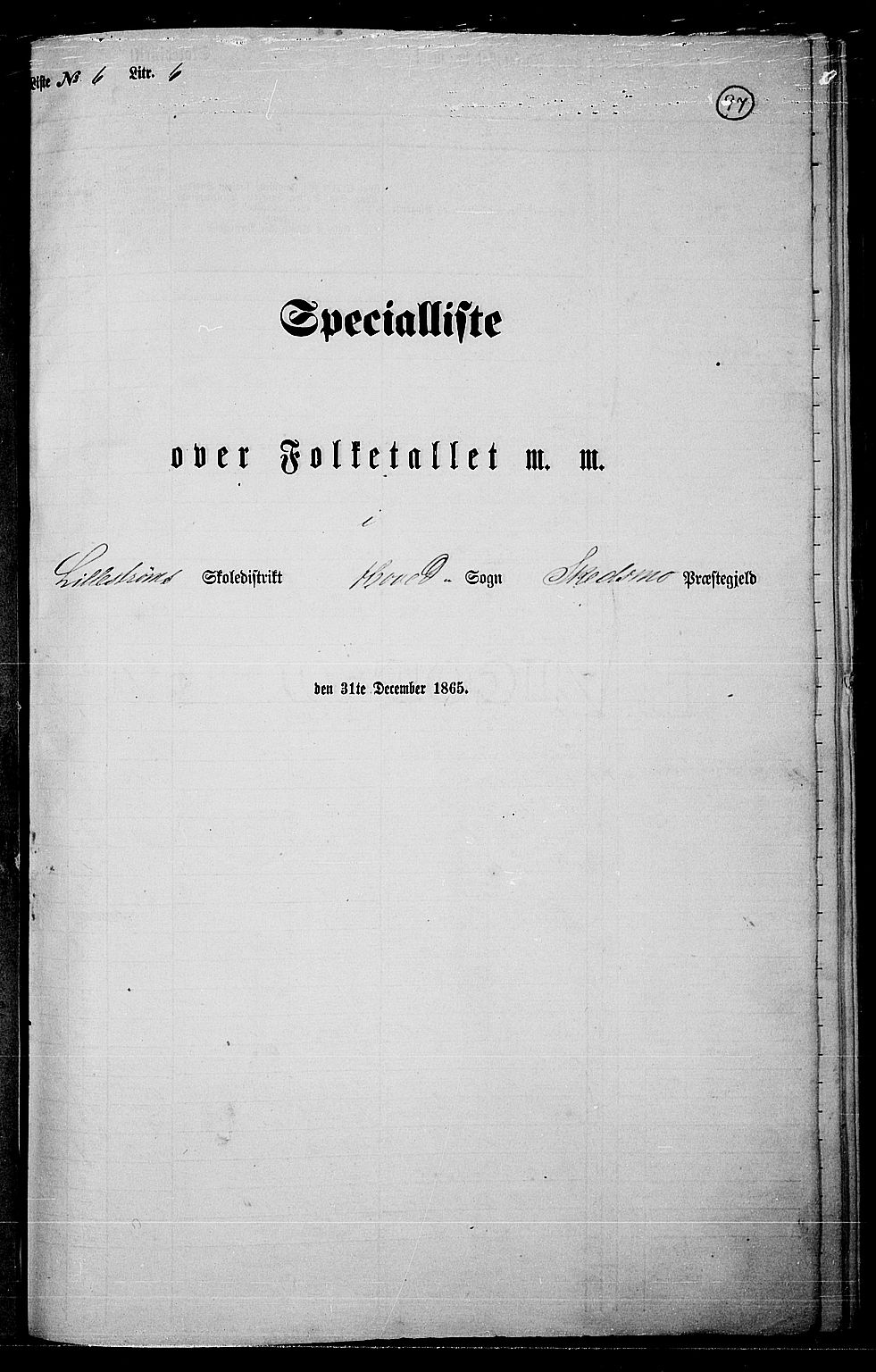 RA, Folketelling 1865 for 0231P Skedsmo prestegjeld, 1865, s. 89