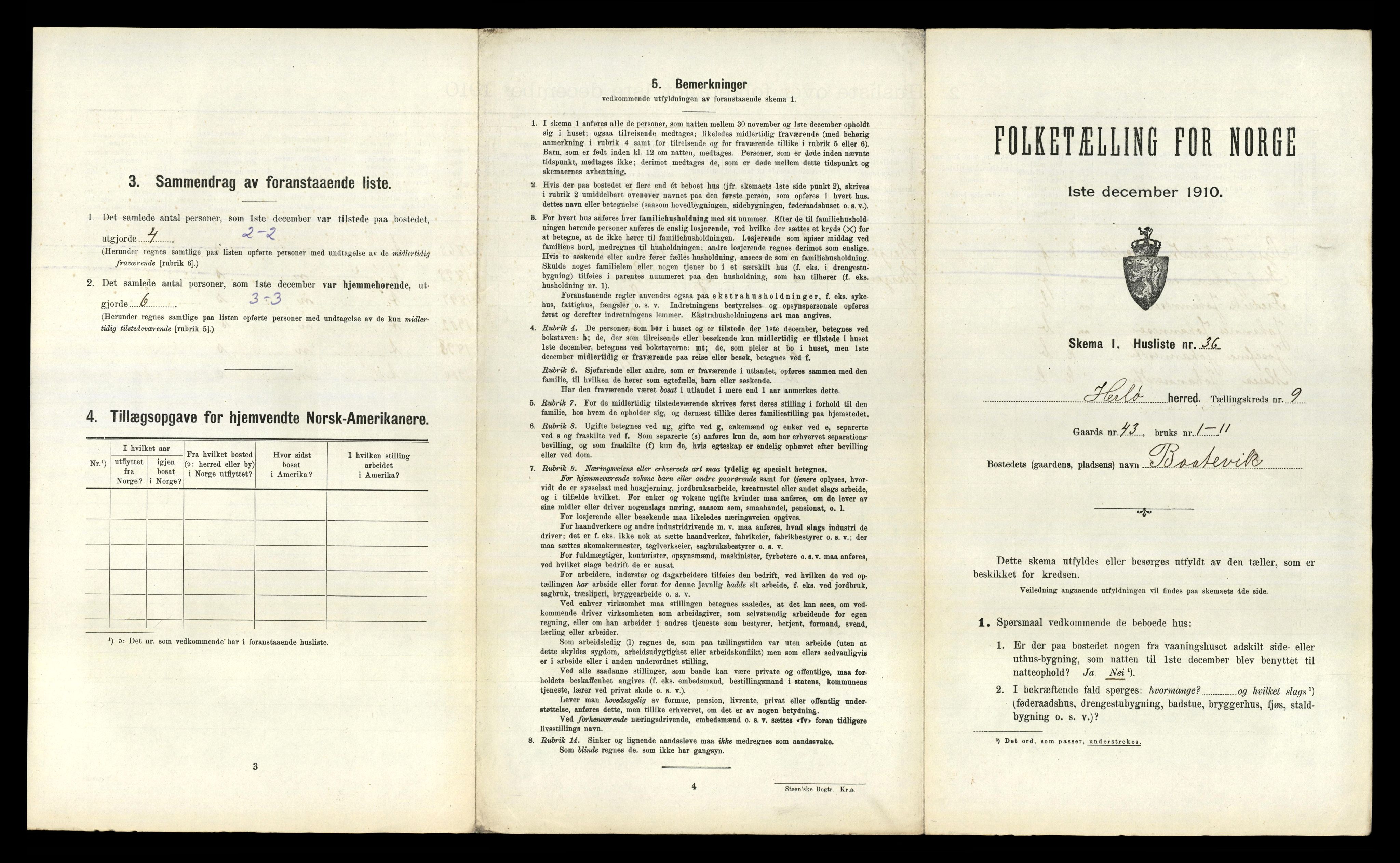 RA, Folketelling 1910 for 1258 Herdla herred, 1910, s. 1066