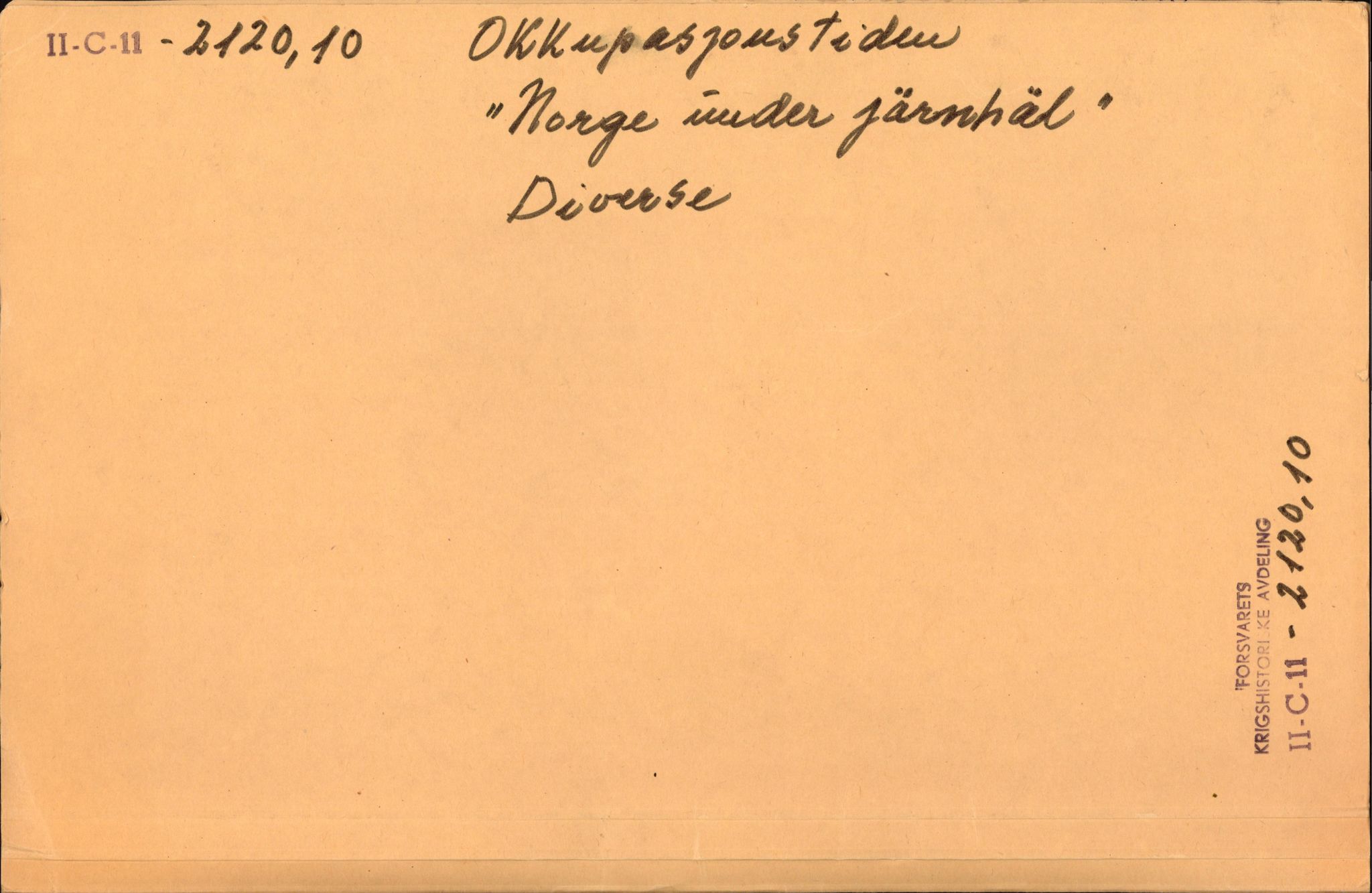Forsvaret, Forsvarets krigshistoriske avdeling, AV/RA-RAFA-2017/Y/Yf/L0207: II-C-11-2120  -  Okkupasjonstiden., 1940-1945, s. 258