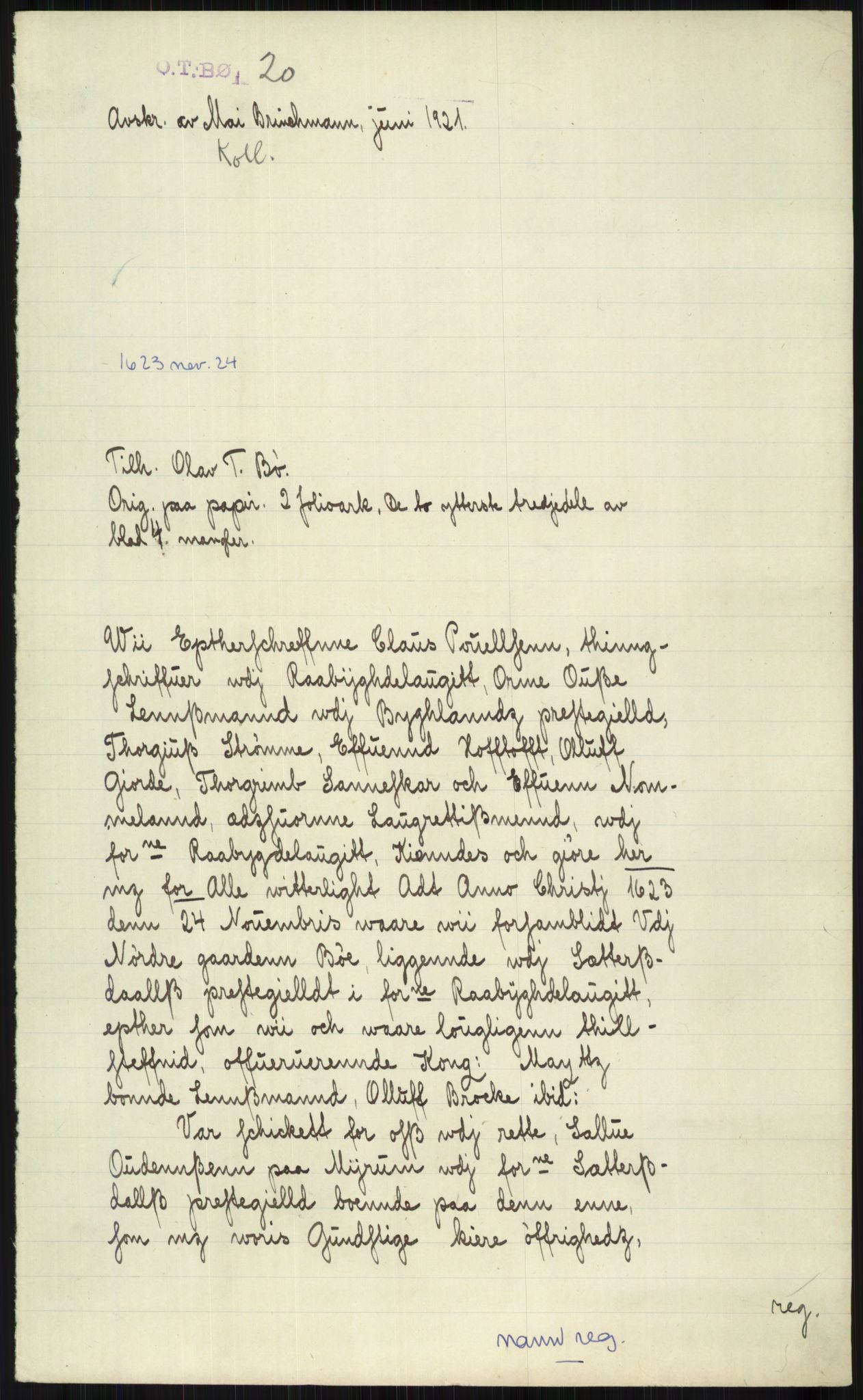 Samlinger til kildeutgivelse, Diplomavskriftsamlingen, AV/RA-EA-4053/H/Ha, s. 1362