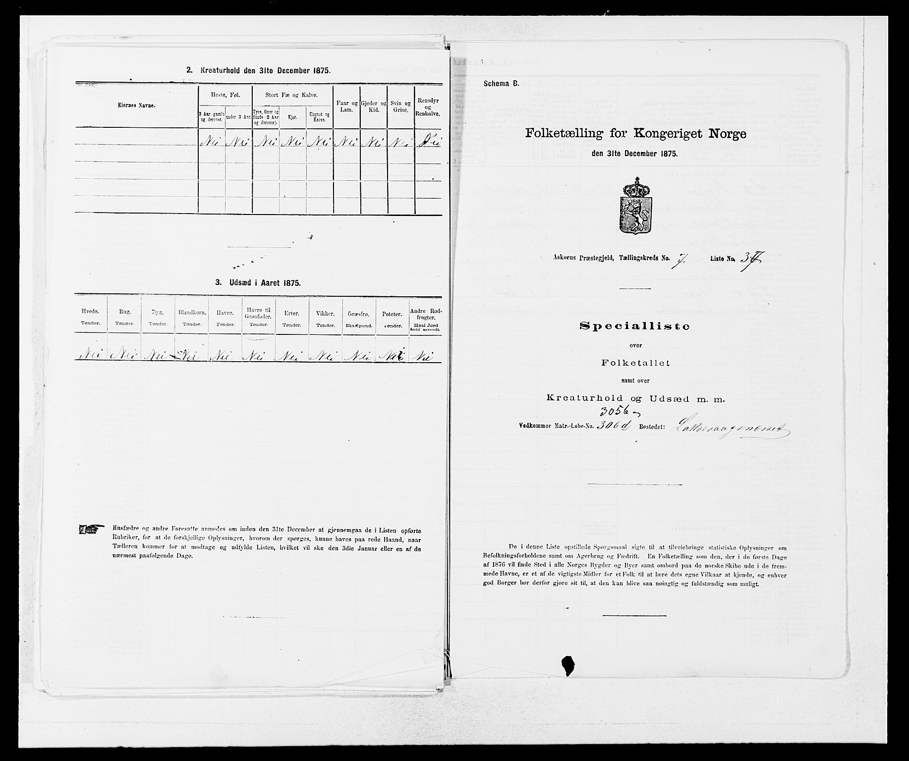 SAB, Folketelling 1875 for 1247P Askøy prestegjeld, 1875, s. 1136