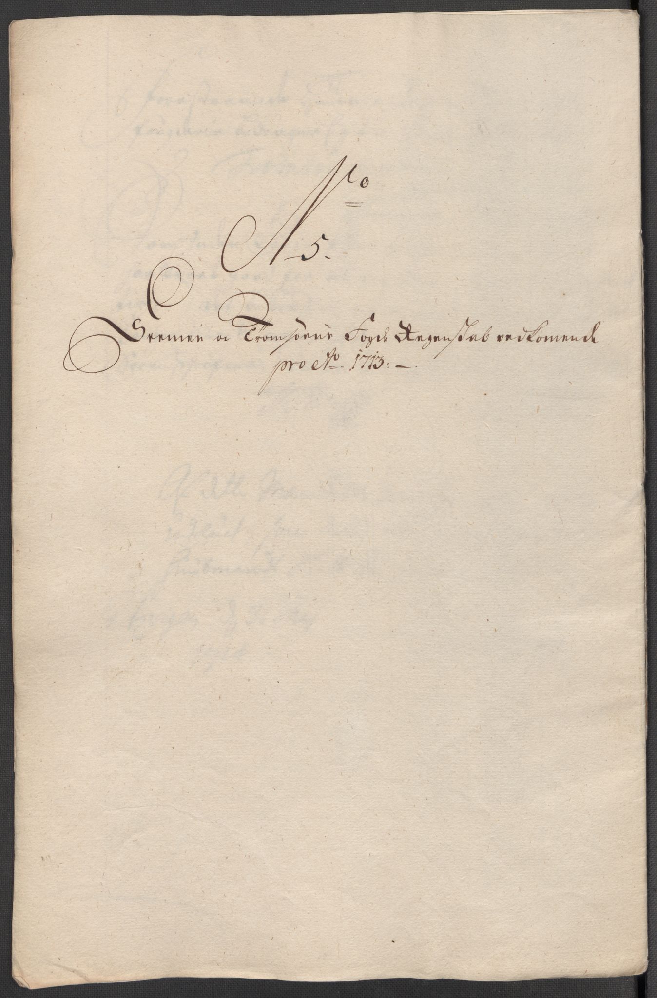 Rentekammeret inntil 1814, Reviderte regnskaper, Fogderegnskap, AV/RA-EA-4092/R68/L4759: Fogderegnskap Senja og Troms, 1713, s. 83