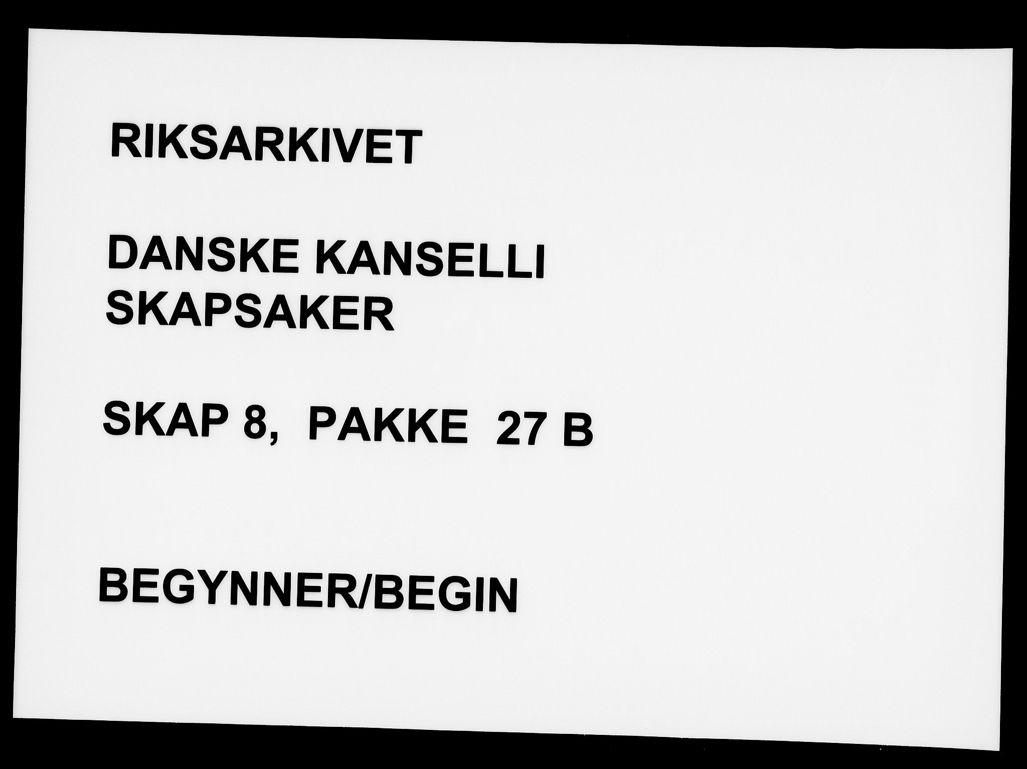 Danske Kanselli, Skapsaker, RA/EA-4061/F/L0001: Skap 8, pakke 19-45, 1617-1737, s. 116