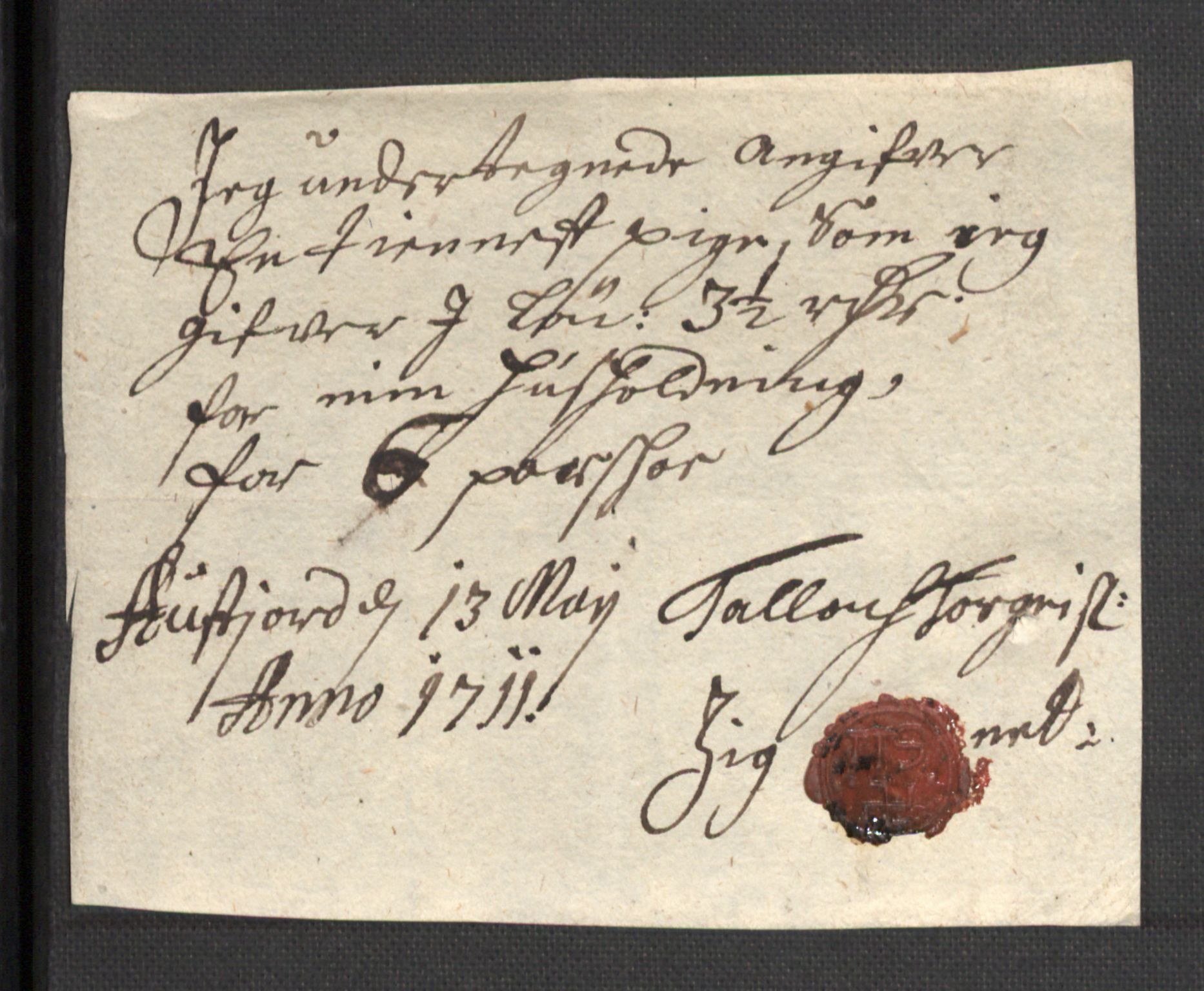Rentekammeret inntil 1814, Reviderte regnskaper, Fogderegnskap, AV/RA-EA-4092/R36/L2121: Fogderegnskap Øvre og Nedre Telemark og Bamble, 1711, s. 273