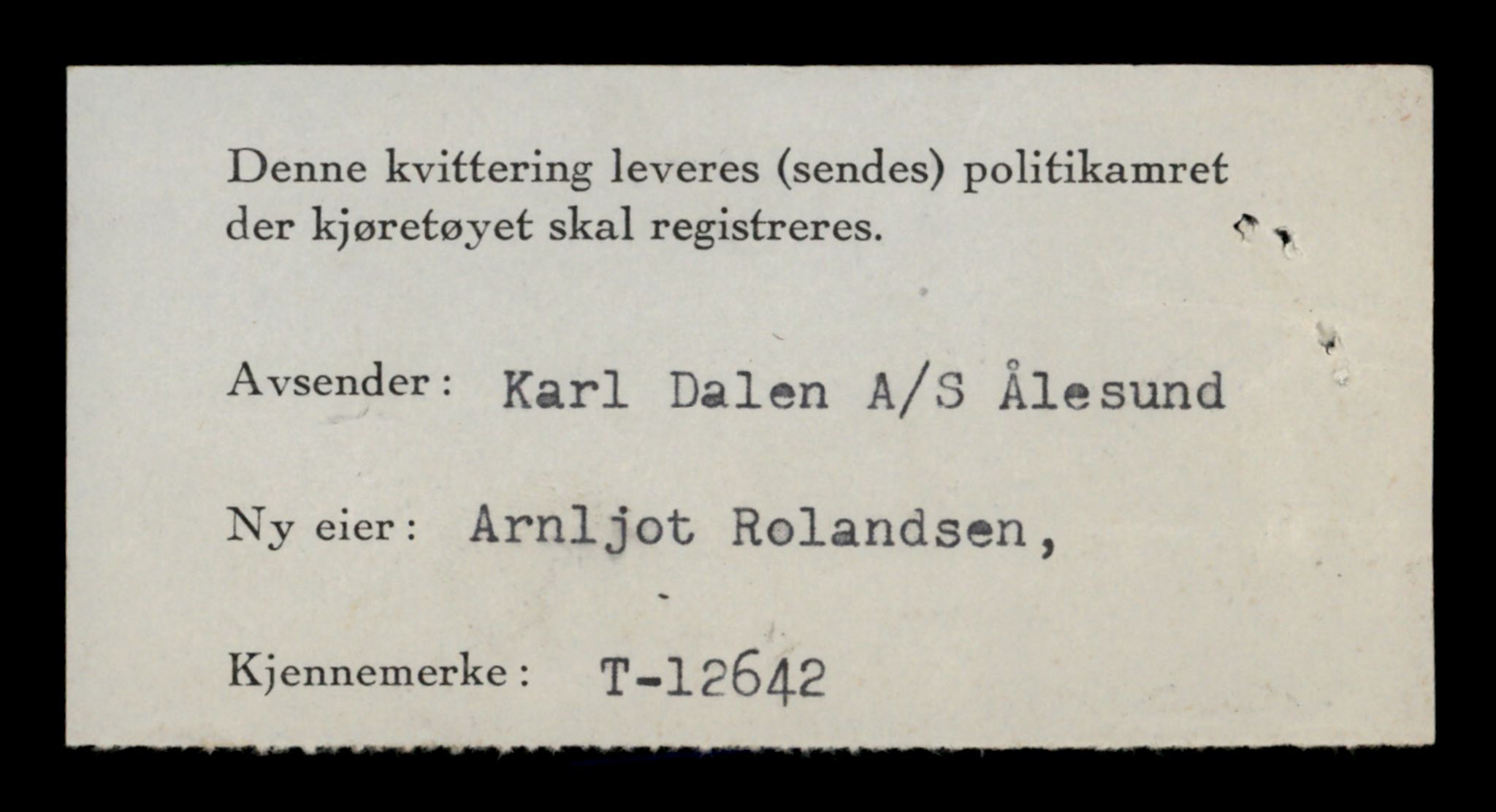 Møre og Romsdal vegkontor - Ålesund trafikkstasjon, AV/SAT-A-4099/F/Fe/L0034: Registreringskort for kjøretøy T 12500 - T 12652, 1927-1998, s. 2807