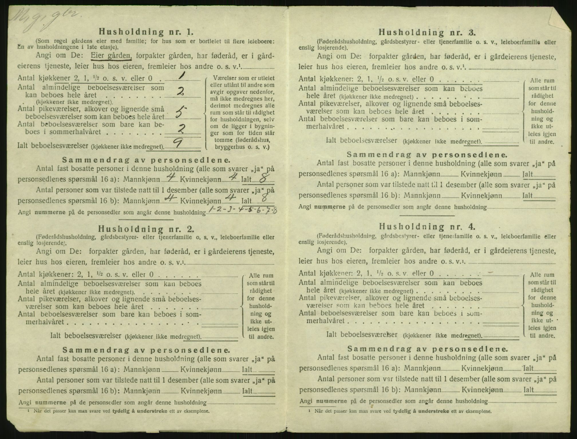 SAST, Folketelling 1920 for 1143 Mosterøy herred, 1920, s. 55