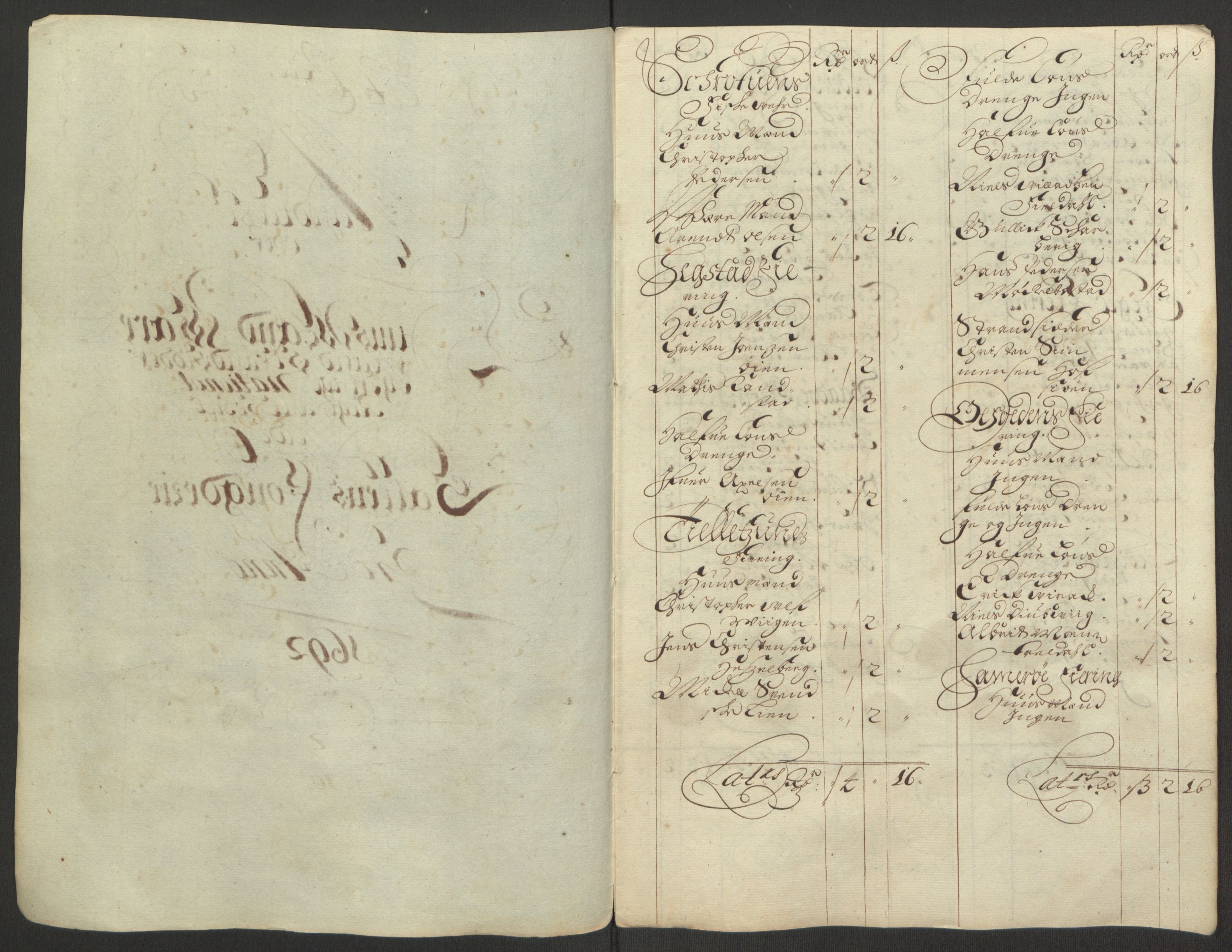 Rentekammeret inntil 1814, Reviderte regnskaper, Fogderegnskap, RA/EA-4092/R66/L4577: Fogderegnskap Salten, 1691-1693, s. 180