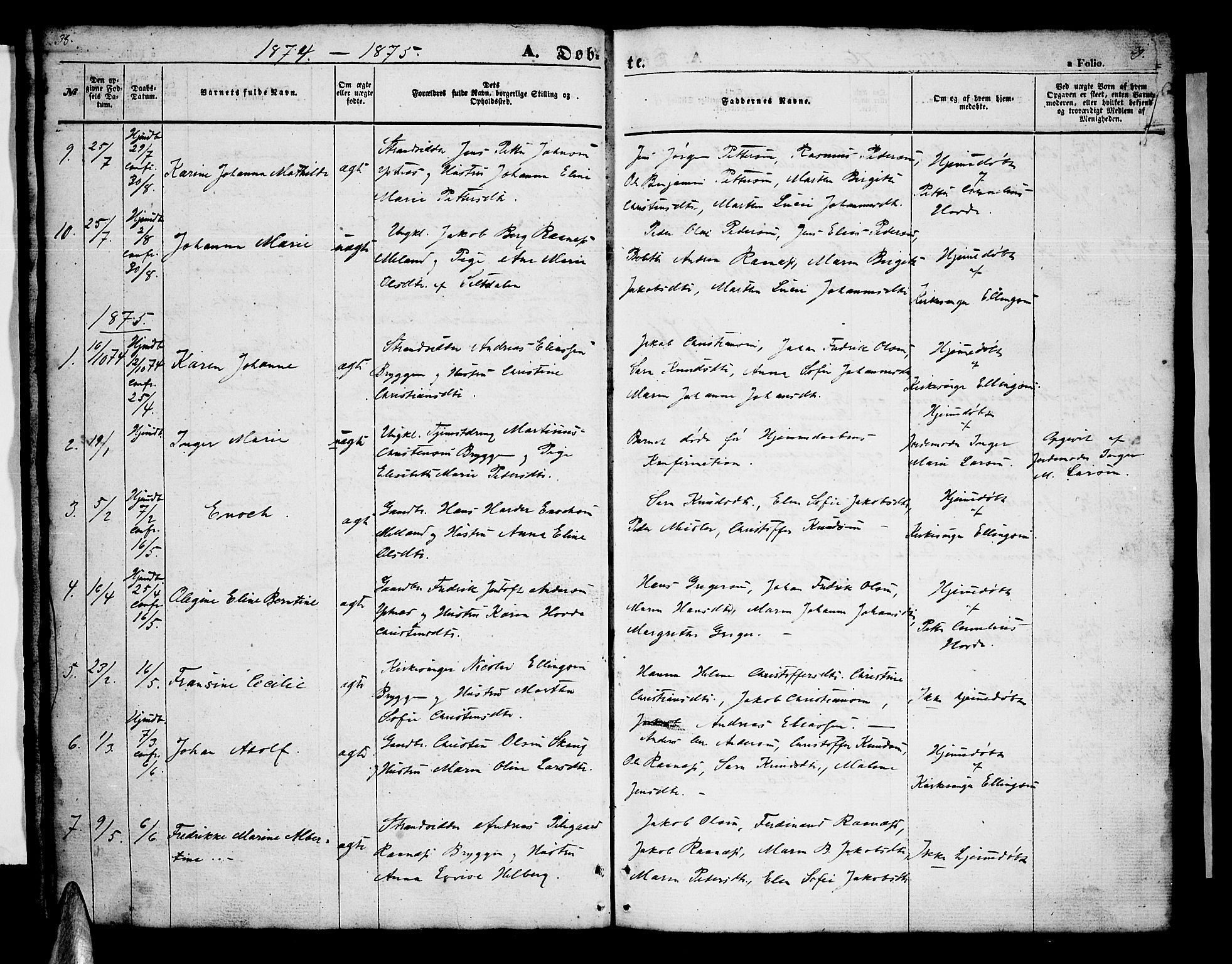 Ministerialprotokoller, klokkerbøker og fødselsregistre - Nordland, AV/SAT-A-1459/808/L0130: Klokkerbok nr. 808C01, 1851-1878, s. 38-39