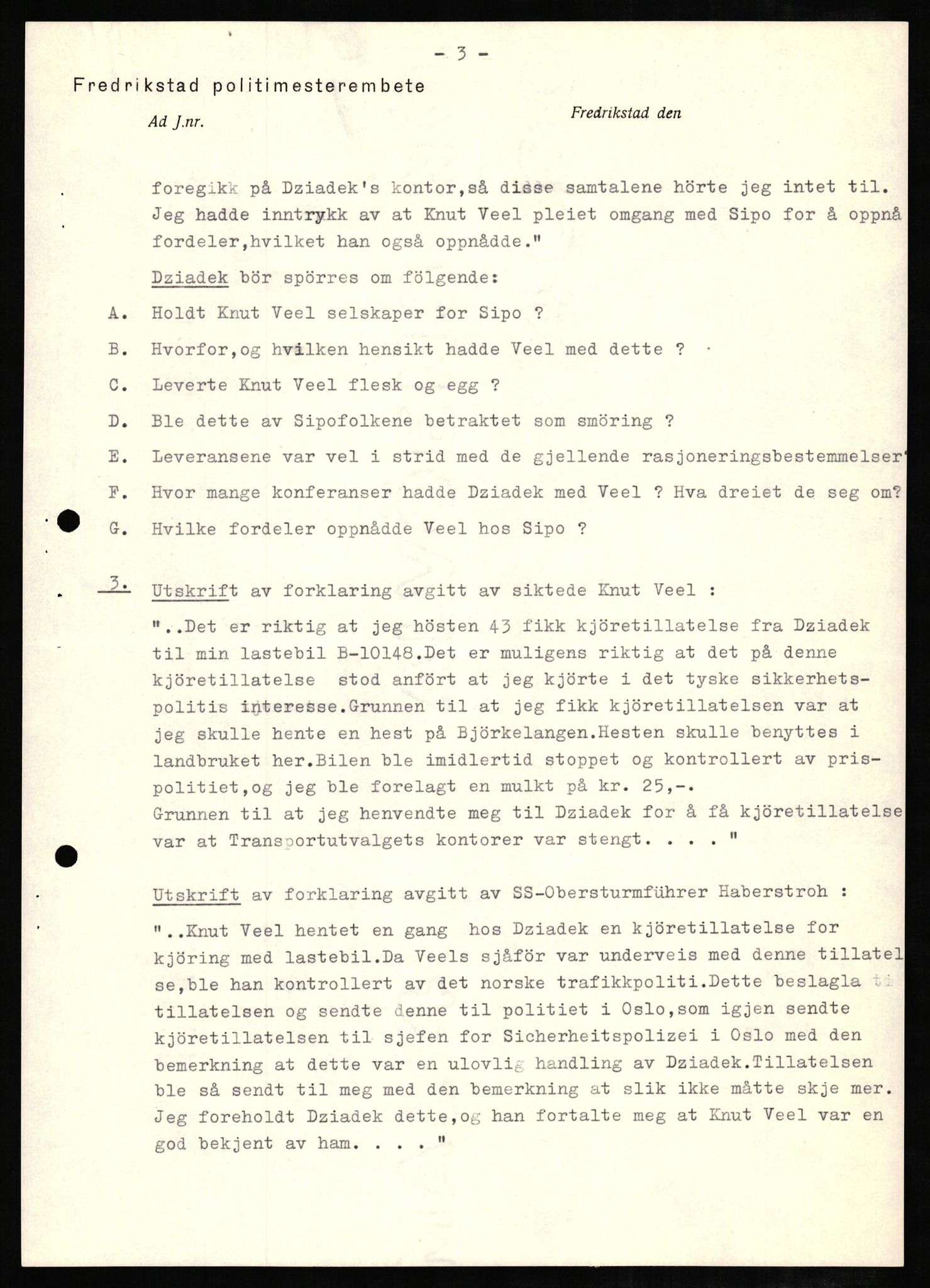 Forsvaret, Forsvarets overkommando II, AV/RA-RAFA-3915/D/Db/L0006: CI Questionaires. Tyske okkupasjonsstyrker i Norge. Tyskere., 1945-1946, s. 350