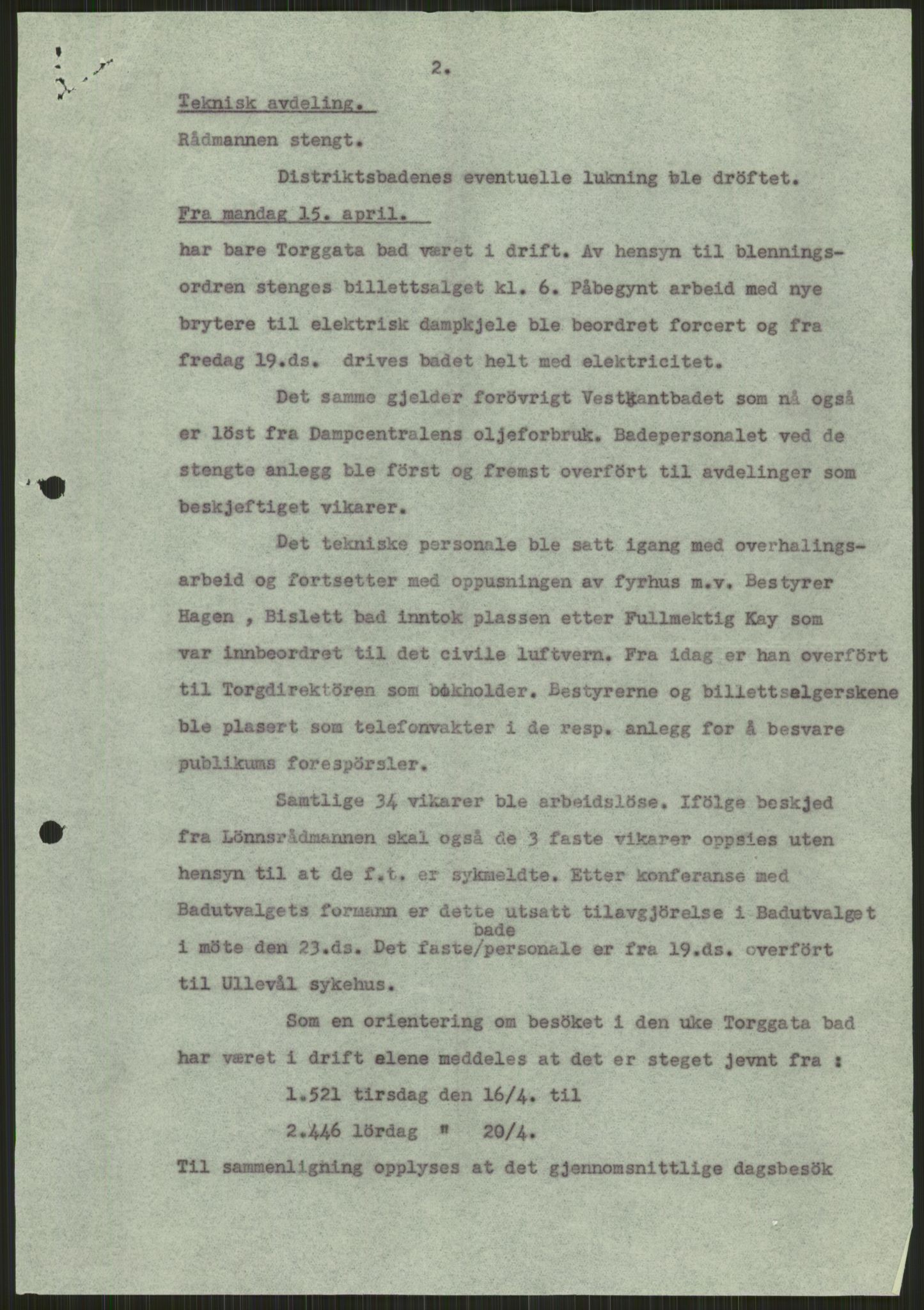 Forsvaret, Forsvarets krigshistoriske avdeling, AV/RA-RAFA-2017/Y/Ya/L0013: II-C-11-31 - Fylkesmenn.  Rapporter om krigsbegivenhetene 1940., 1940, s. 671