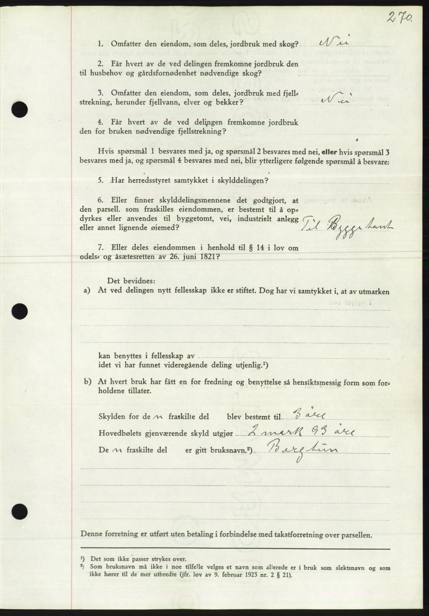 Søre Sunnmøre sorenskriveri, AV/SAT-A-4122/1/2/2C/L0067: Pantebok nr. 61, 1938-1939, Dagboknr: 224/1939