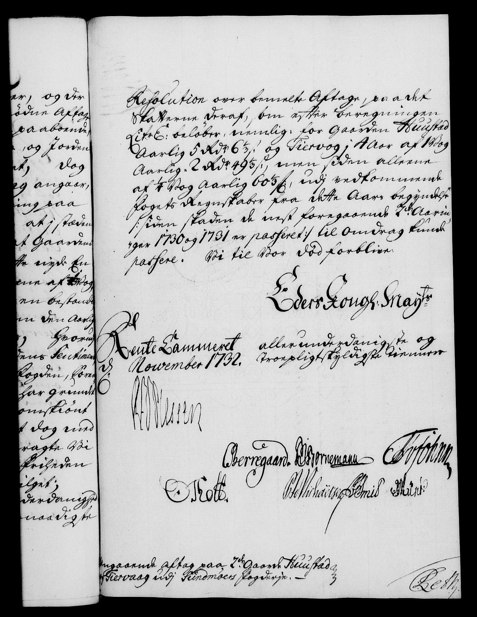 Rentekammeret, Kammerkanselliet, AV/RA-EA-3111/G/Gf/Gfa/L0015: Norsk relasjons- og resolusjonsprotokoll (merket RK 52.15), 1732, s. 403