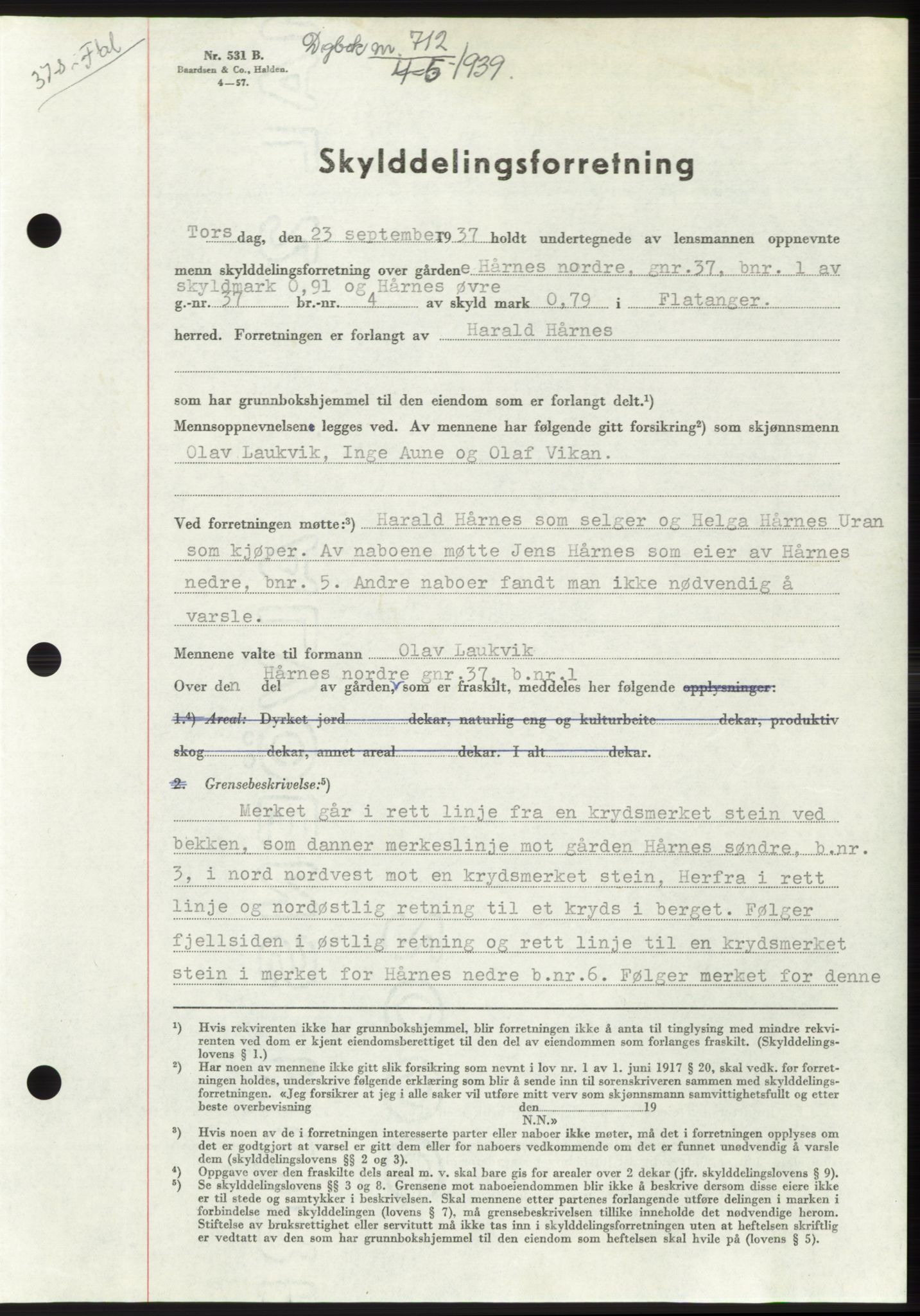 Namdal sorenskriveri, SAT/A-4133/1/2/2C: Pantebok nr. -, 1937-1939, Tingl.dato: 04.05.1939