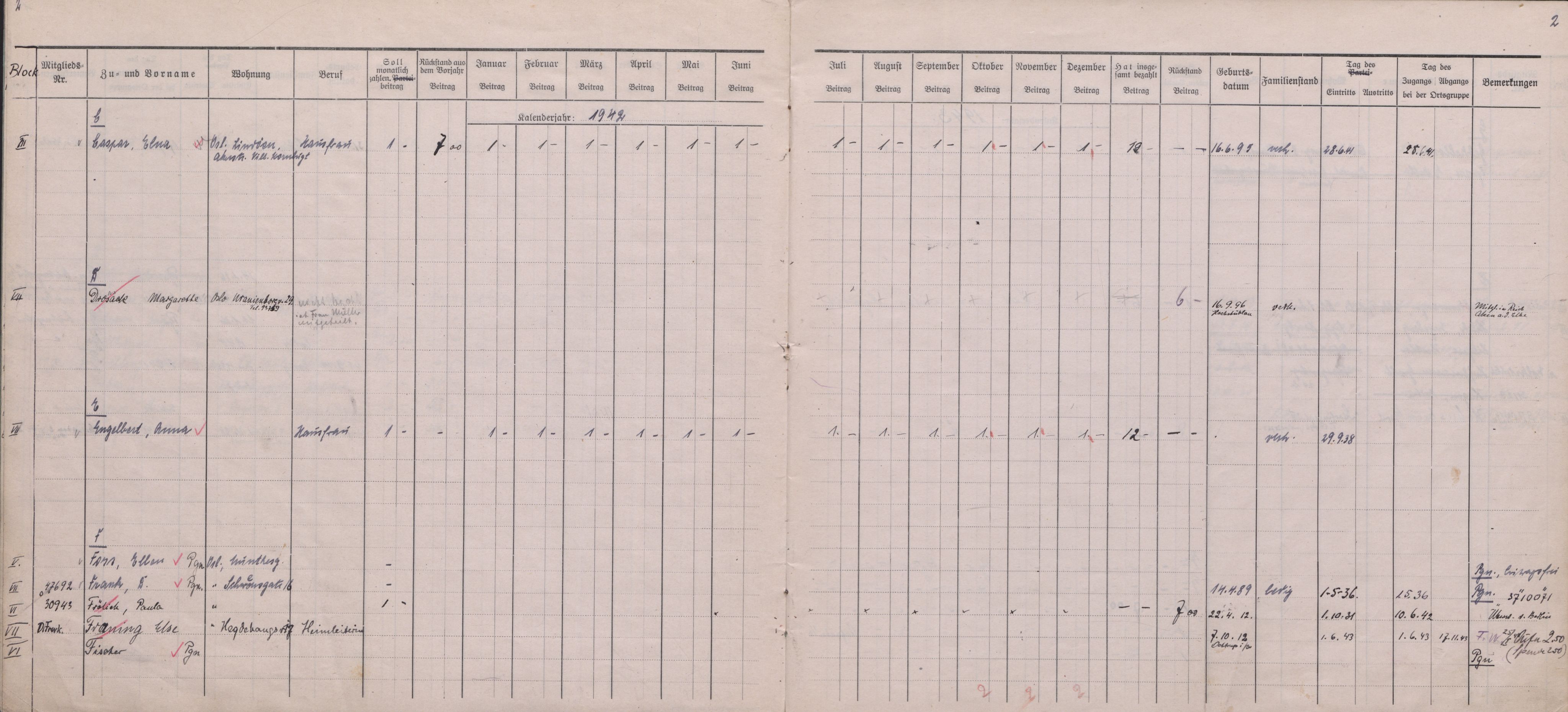 Forsvarets Overkommando. 2 kontor. Arkiv 11.4. Spredte tyske arkivsaker, AV/RA-RAFA-7031/D/Dar/Darb/L0016: Reichskommissariat - NSDAP in Norwegen, 1941-1944, s. 7