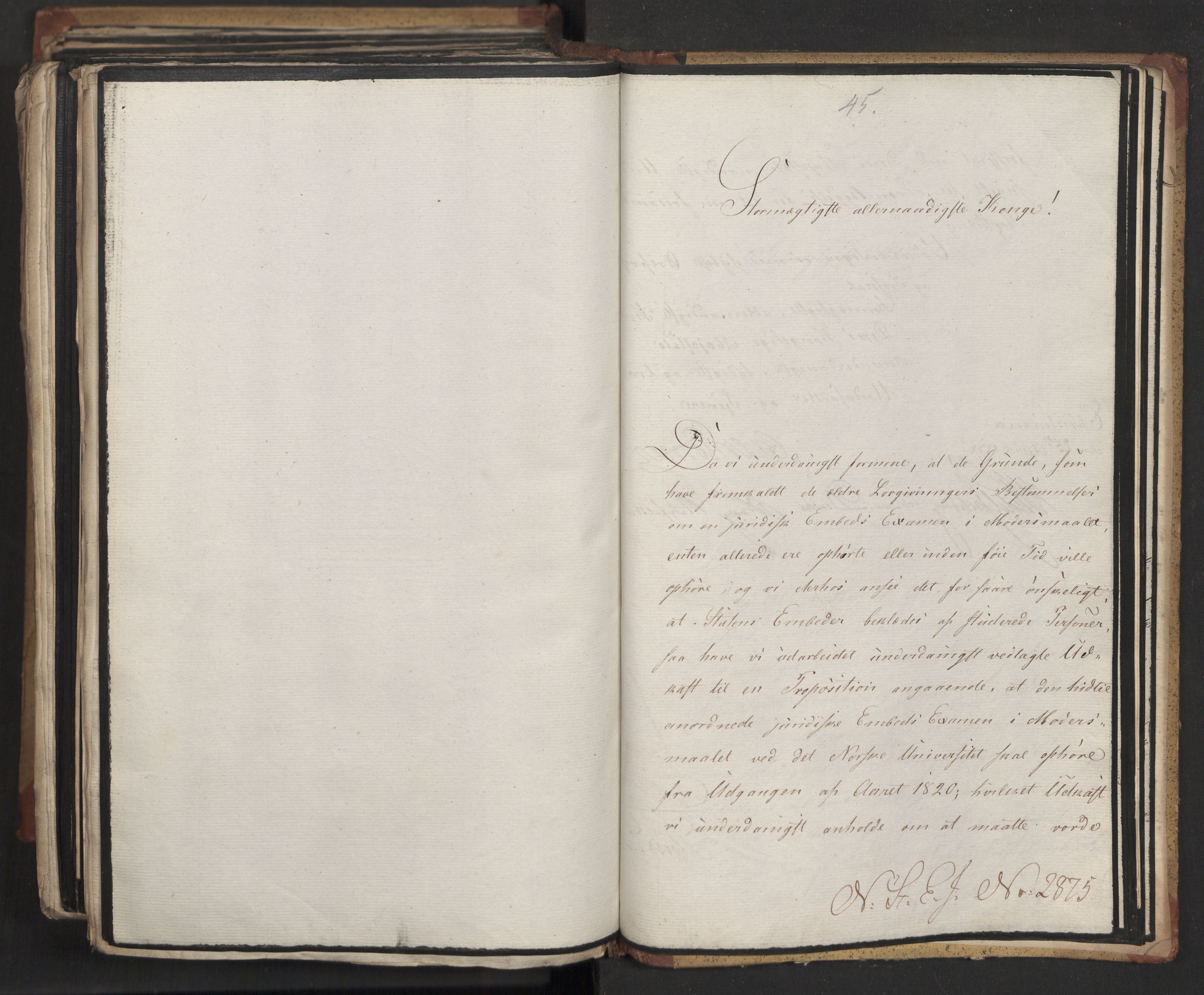 Statsrådsavdelingen i Stockholm, AV/RA-S-1003/D/Da/L0013: Regjeringsinnstillinger nr. 2761-2889, 1818, s. 585