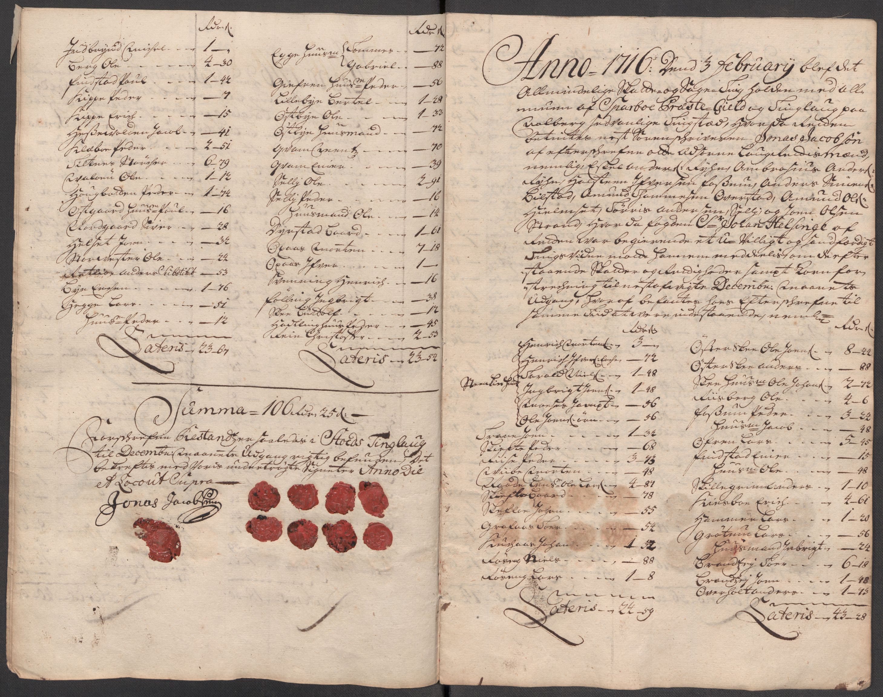 Rentekammeret inntil 1814, Reviderte regnskaper, Fogderegnskap, RA/EA-4092/R63/L4323: Fogderegnskap Inderøy, 1715, s. 383