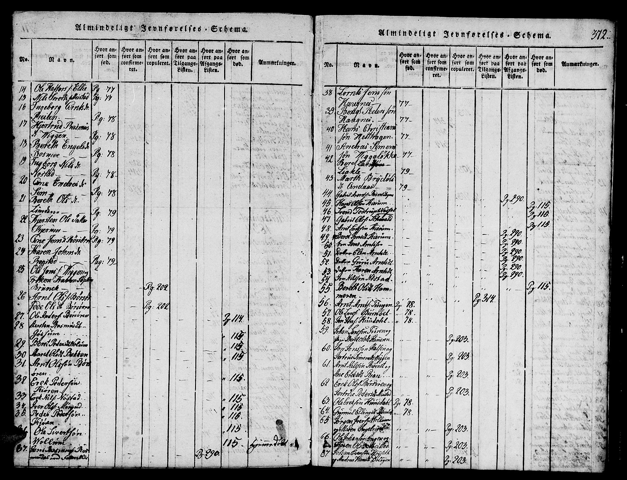 Ministerialprotokoller, klokkerbøker og fødselsregistre - Sør-Trøndelag, SAT/A-1456/665/L0776: Klokkerbok nr. 665C01, 1817-1837, s. 372