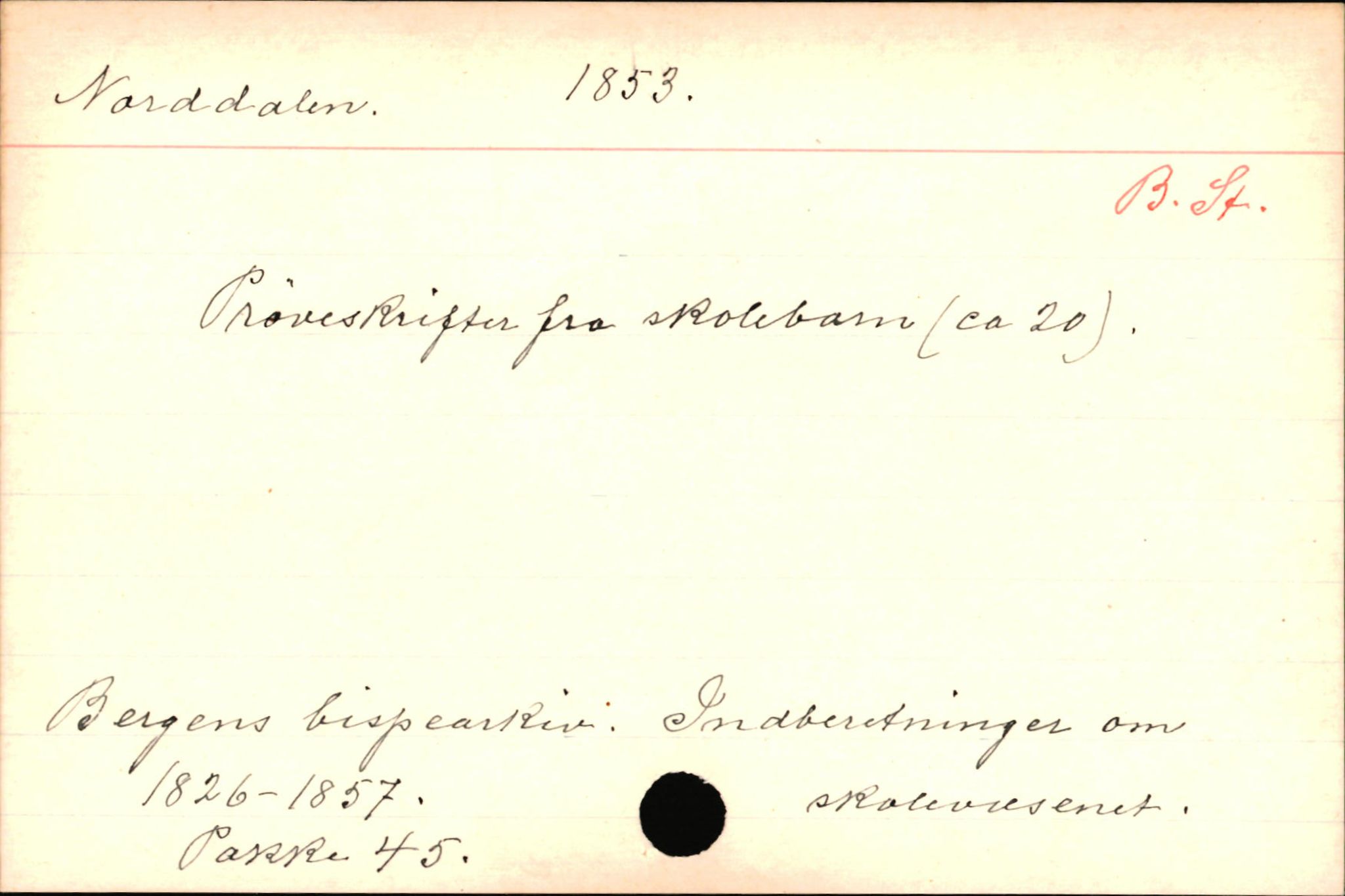 Haugen, Johannes - lærer, AV/SAB-SAB/PA-0036/01/L0001: Om klokkere og lærere, 1521-1904, s. 10981