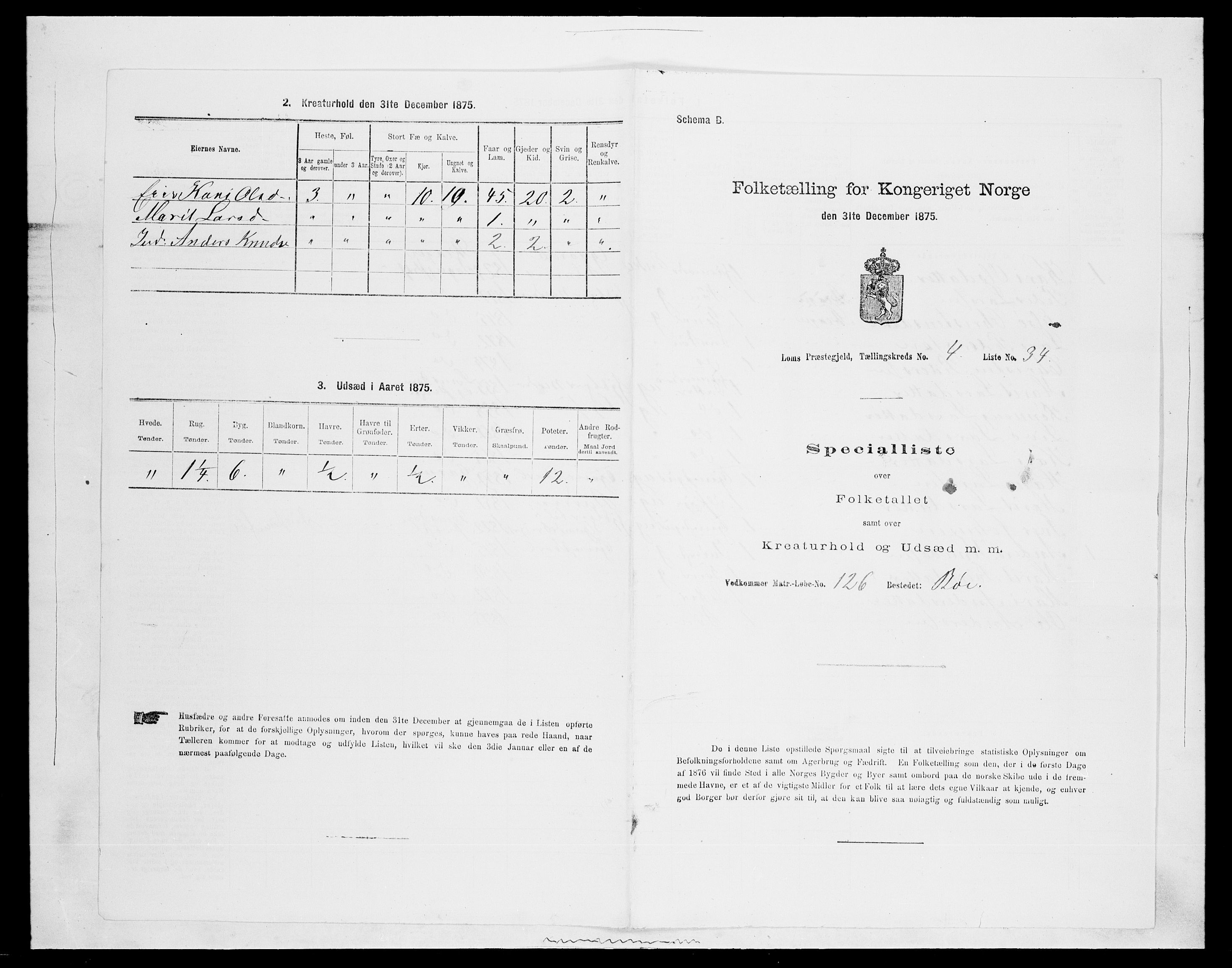 SAH, Folketelling 1875 for 0514P Lom prestegjeld, 1875, s. 656