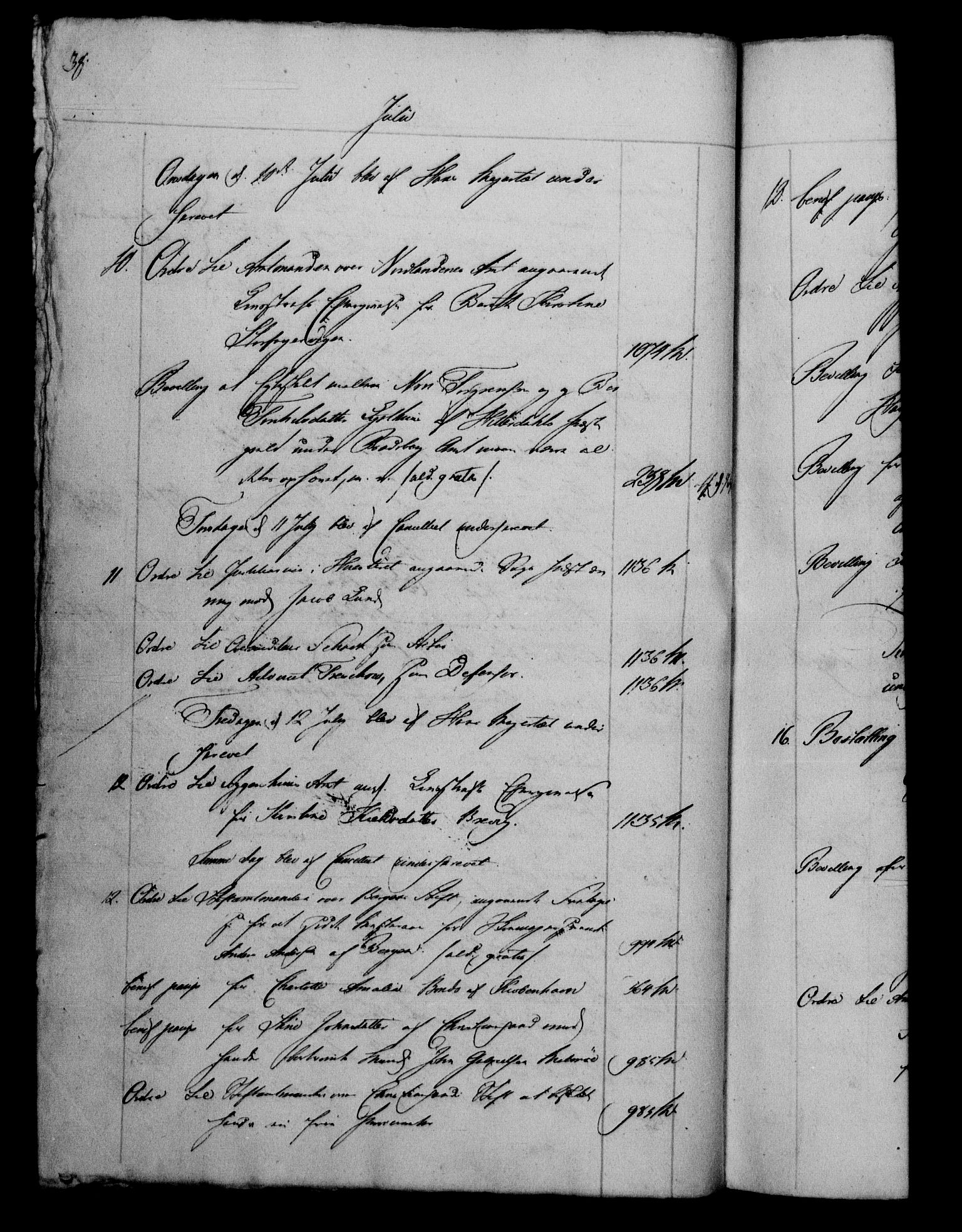 Danske Kanselli 1800-1814, RA/EA-3024/H/Hf/Hfb/Hfbc/L0012: Underskrivelsesbok m. register, 1811, s. 38