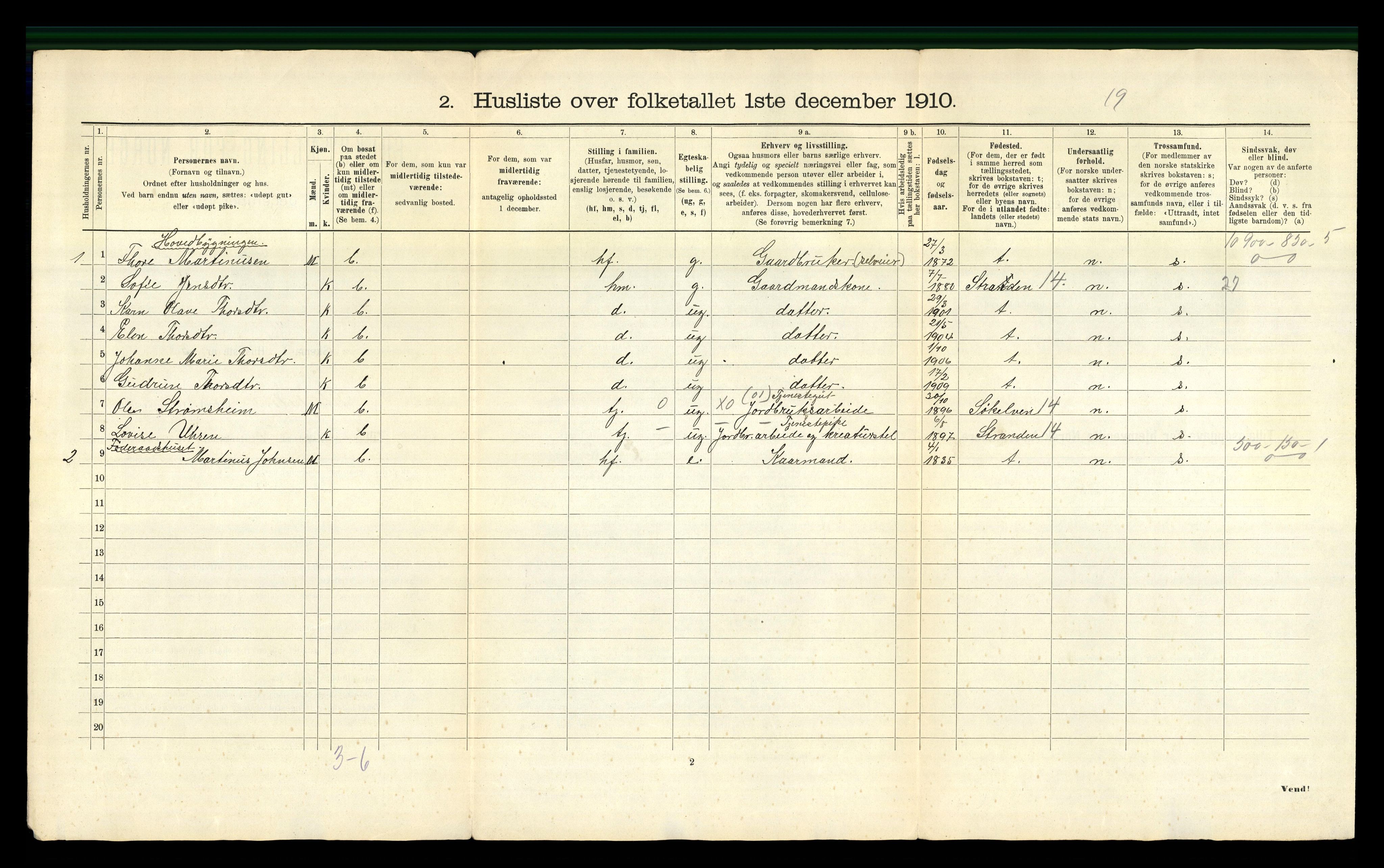 RA, Folketelling 1910 for 1526 Stordal herred, 1910, s. 27