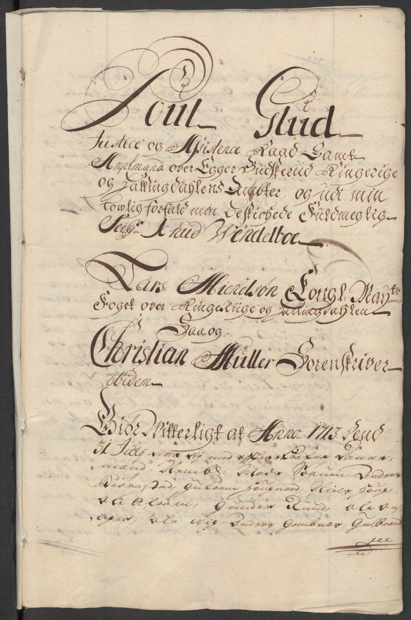 Rentekammeret inntil 1814, Reviderte regnskaper, Fogderegnskap, RA/EA-4092/R23/L1471: Fogderegnskap Ringerike og Hallingdal, 1713-1714, s. 131
