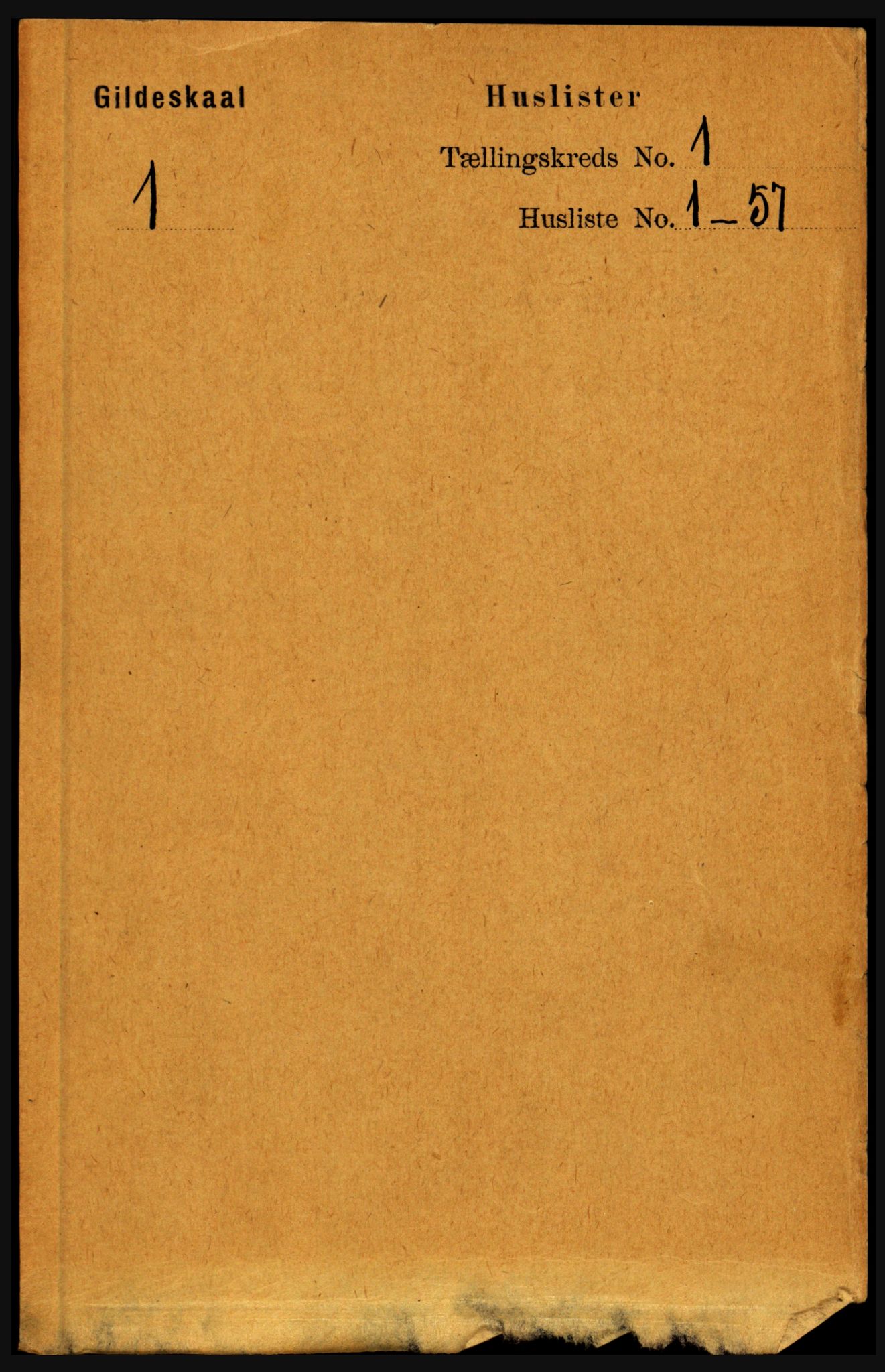RA, Folketelling 1891 for 1838 Gildeskål herred, 1891, s. 36
